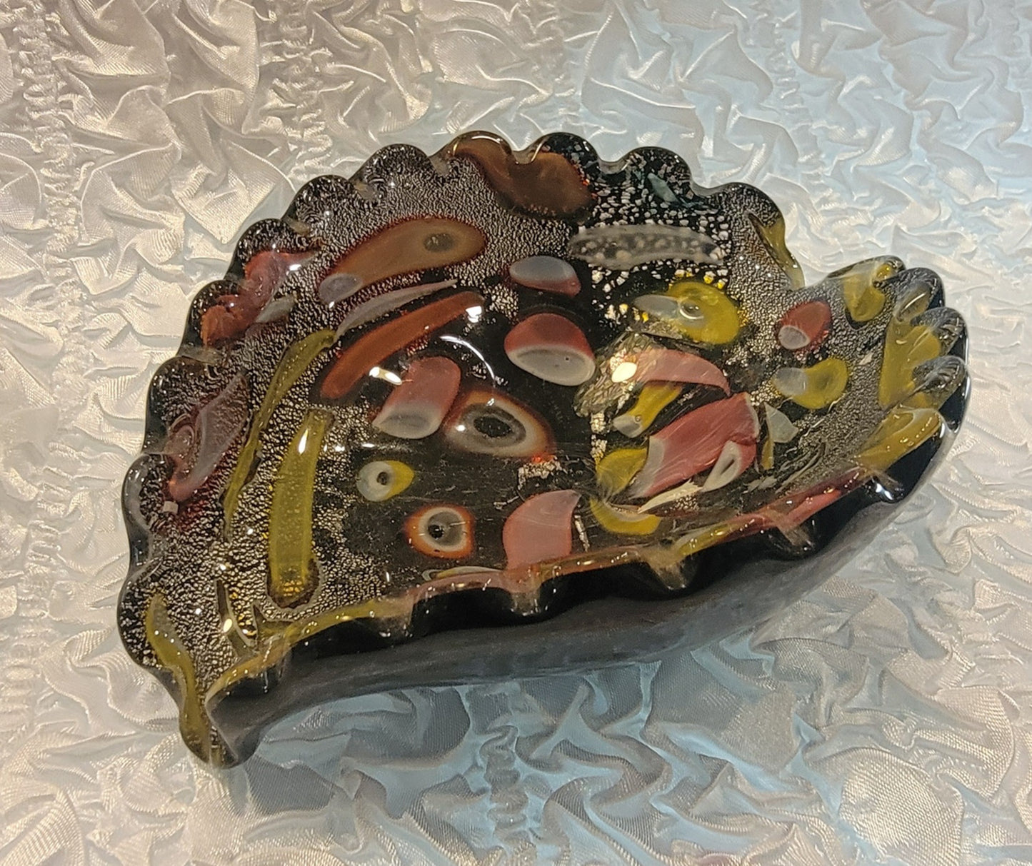 Vintage Murano Art Glass Tutti Frutti Bowl