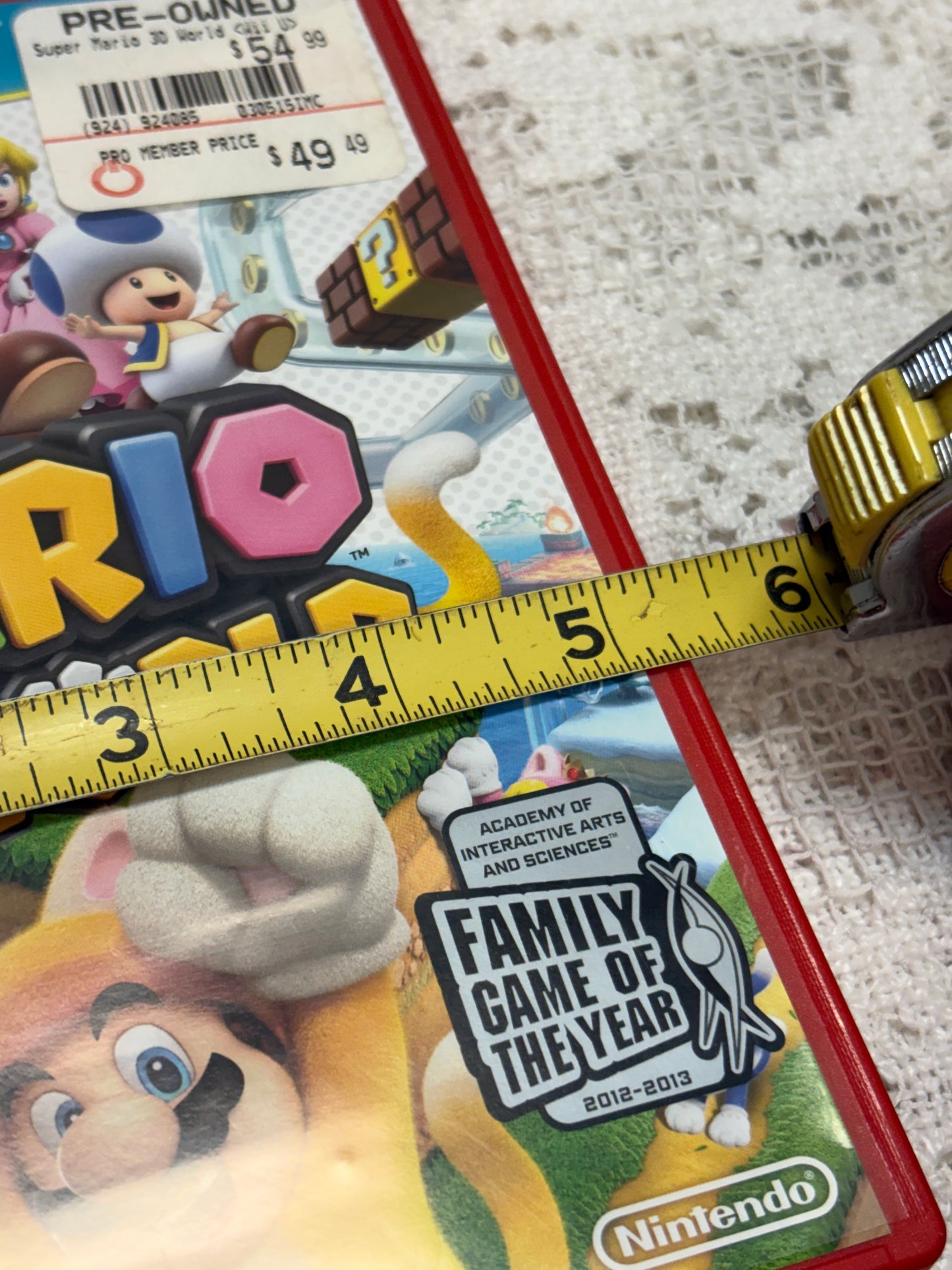 Super Mario 3D World Wii Nintendo game