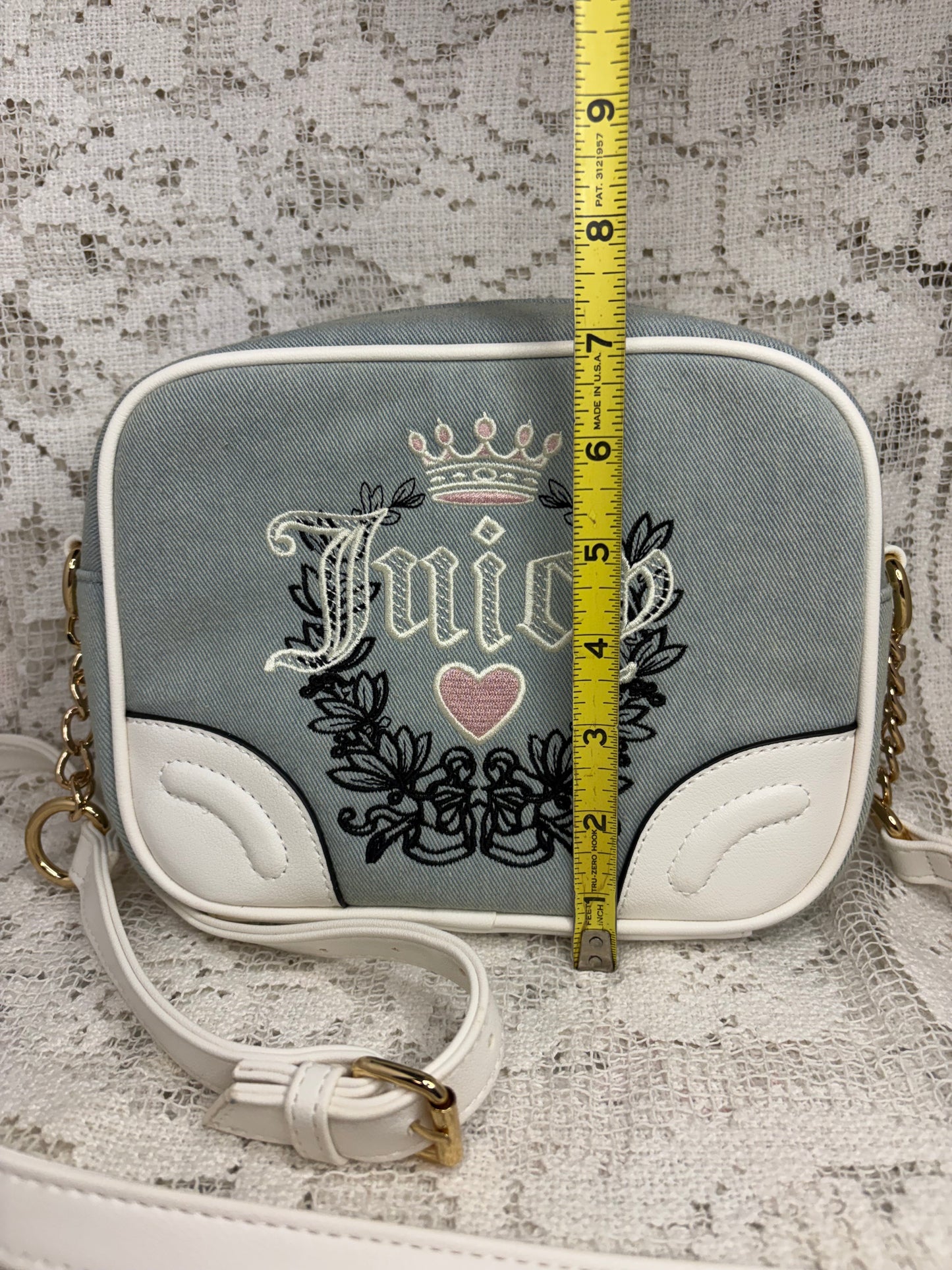 Juicy Couture Washed Denim Purse