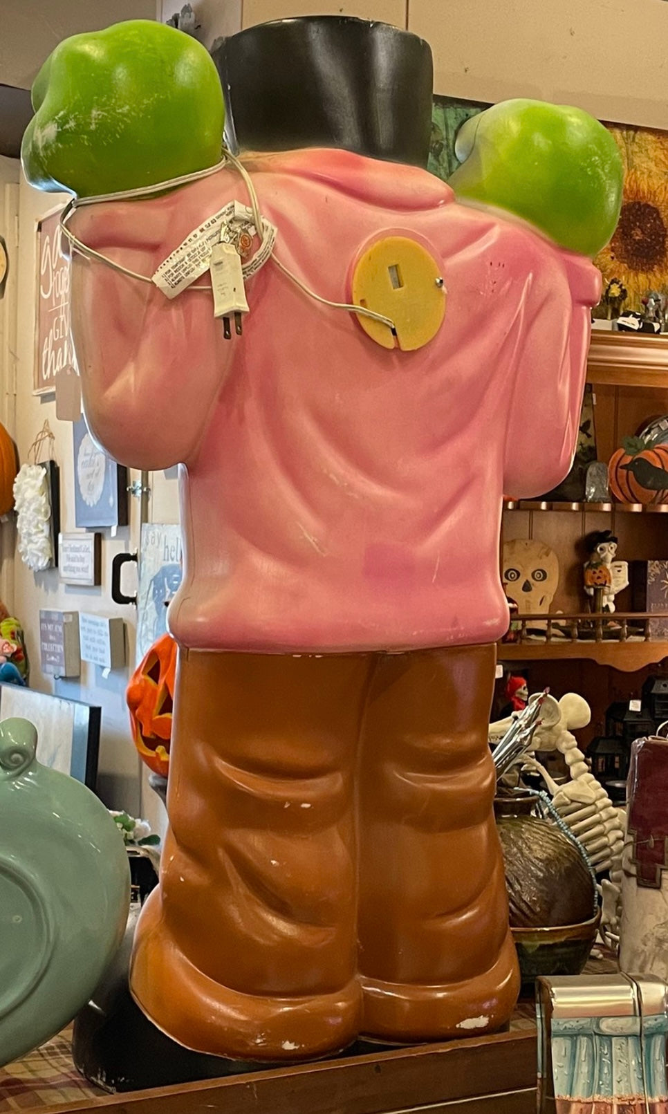 Vintage 36" FRANKENSTEIN Light Up Blow Mold Yard Art Statue