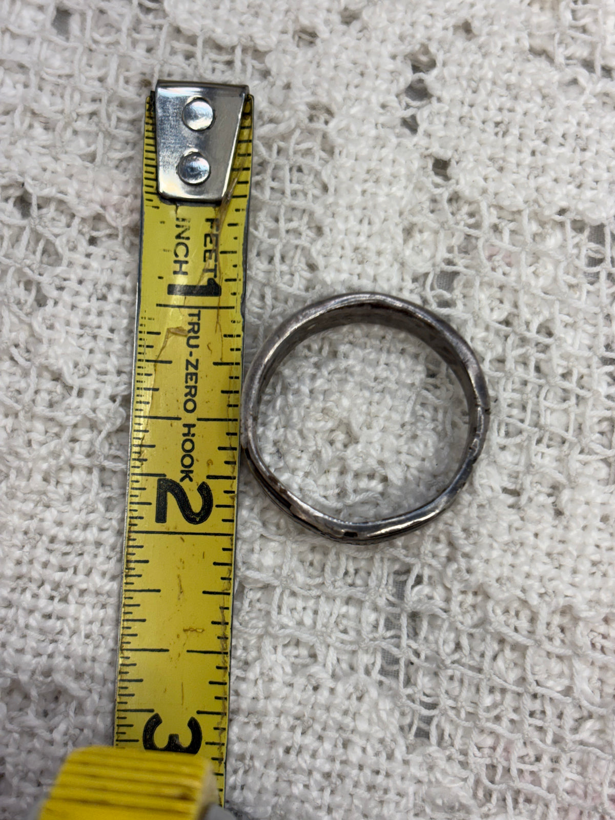 Vintage Signed Candy Sterling Men’s 14.5 sized ring