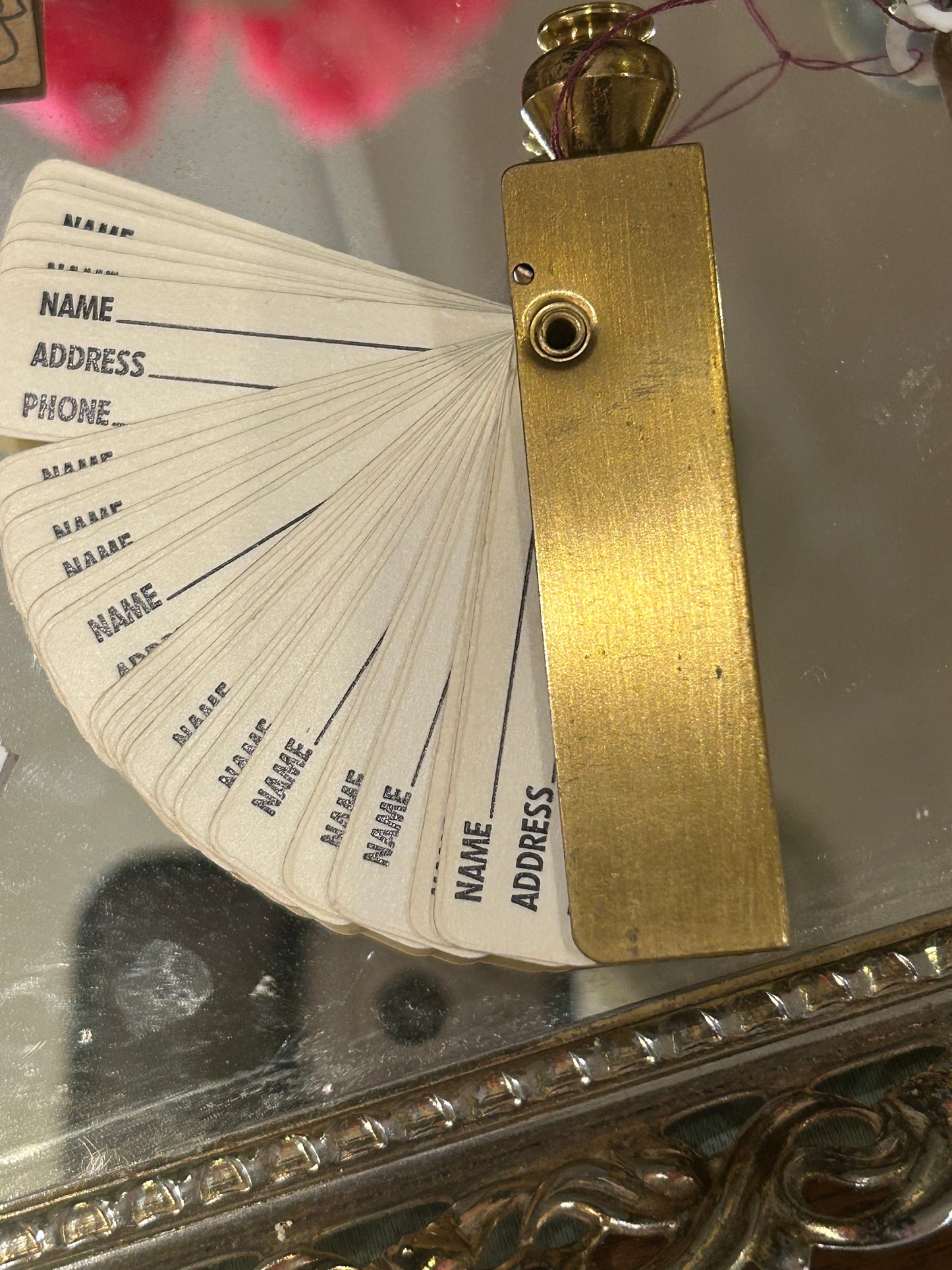 Vintage Pocket Address Book