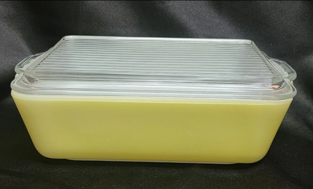 Vintage Pyrex Primary Colors Refrigerator Dish Set Complete 8pc 501 502 503