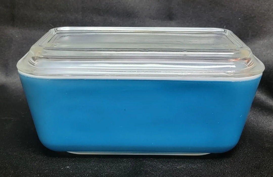Vintage Pyrex Primary Colors Refrigerator Dish Set Complete 8pc 501 502 503