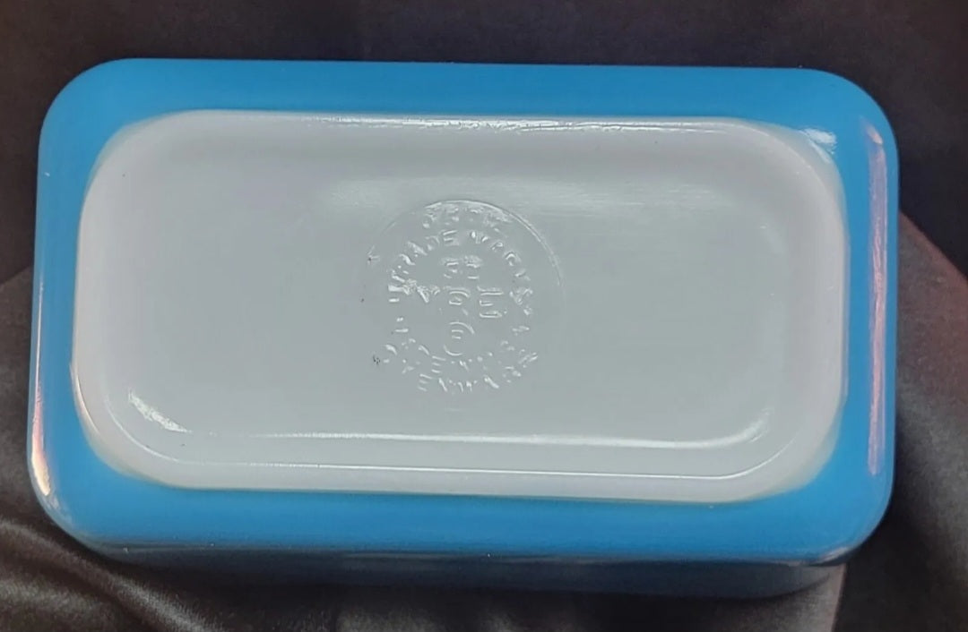 Vintage Pyrex Primary Colors Refrigerator Dish Set Complete 8pc 501 502 503