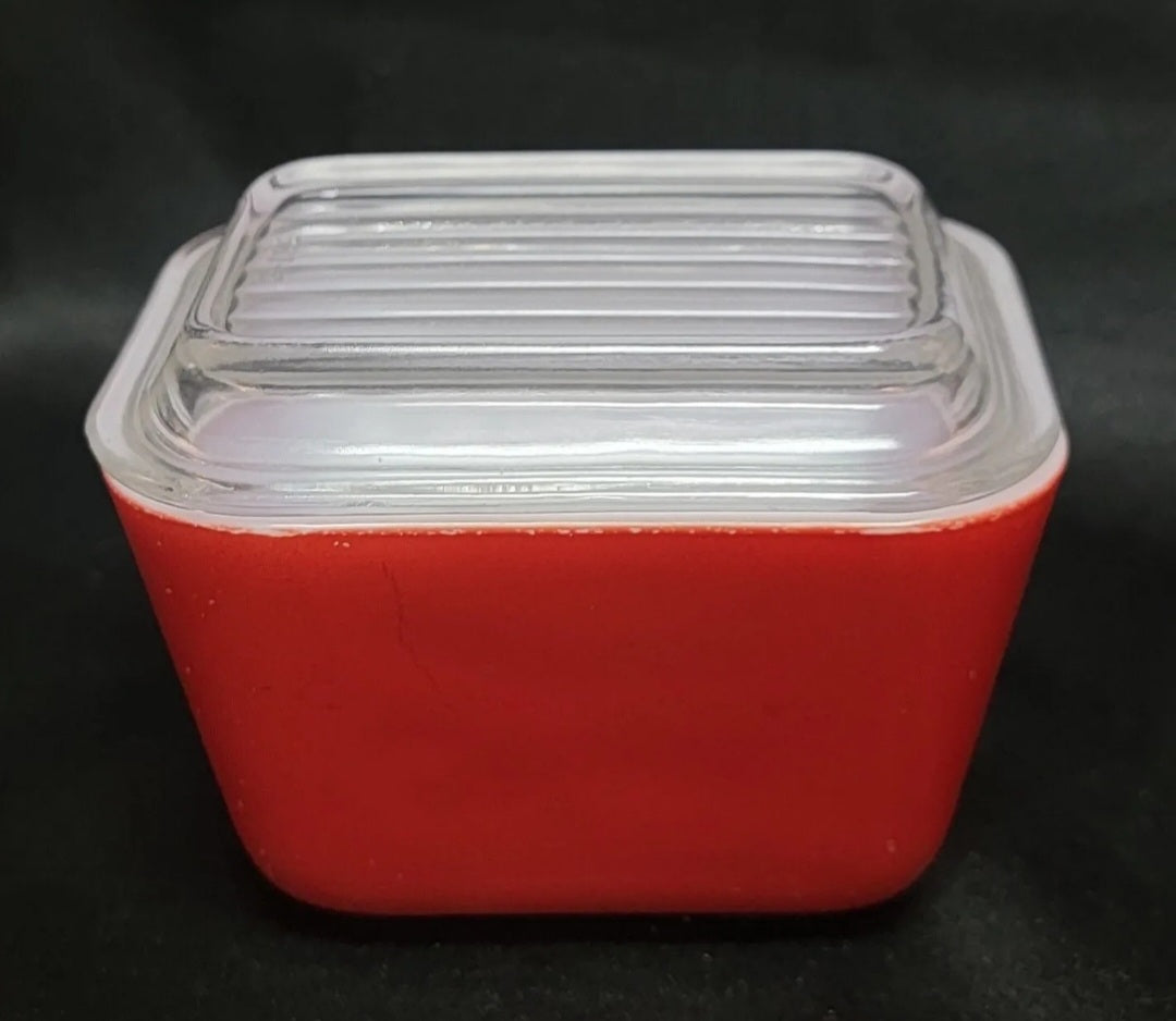 Vintage Pyrex Primary Colors Refrigerator Dish Set Complete 8pc 501 502 503
