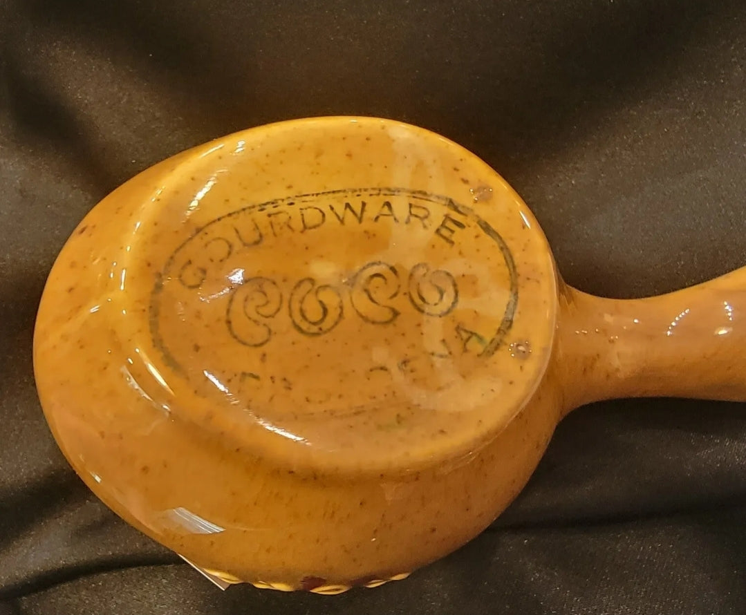 Vintage Set of 2 Popo Galsini Pasadena Gourdware Tiki Gourd Mug