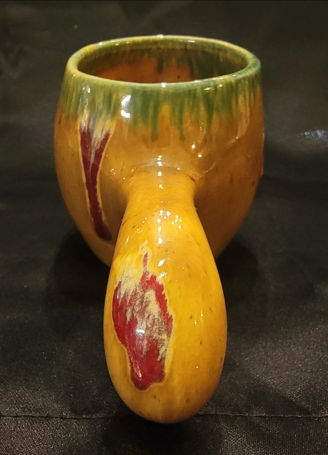 Vintage Set of 2 Popo Galsini Pasadena Gourdware Tiki Gourd Mug