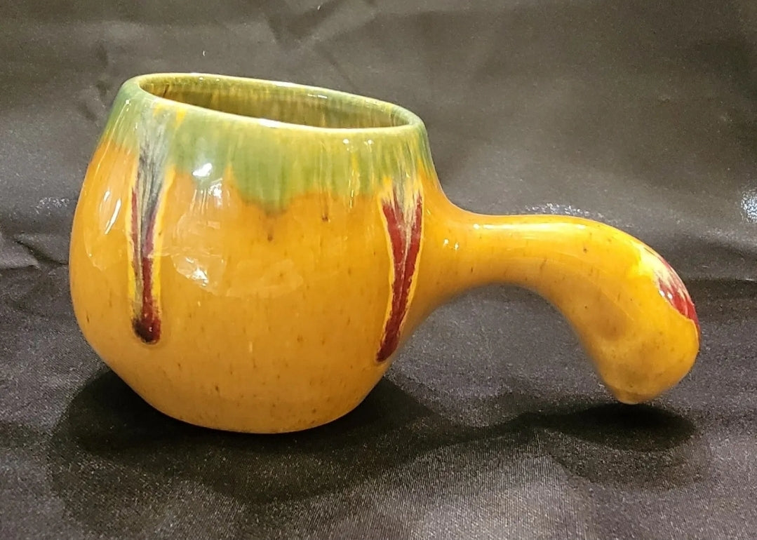 Vintage Set of 2 Popo Galsini Pasadena Gourdware Tiki Gourd Mug