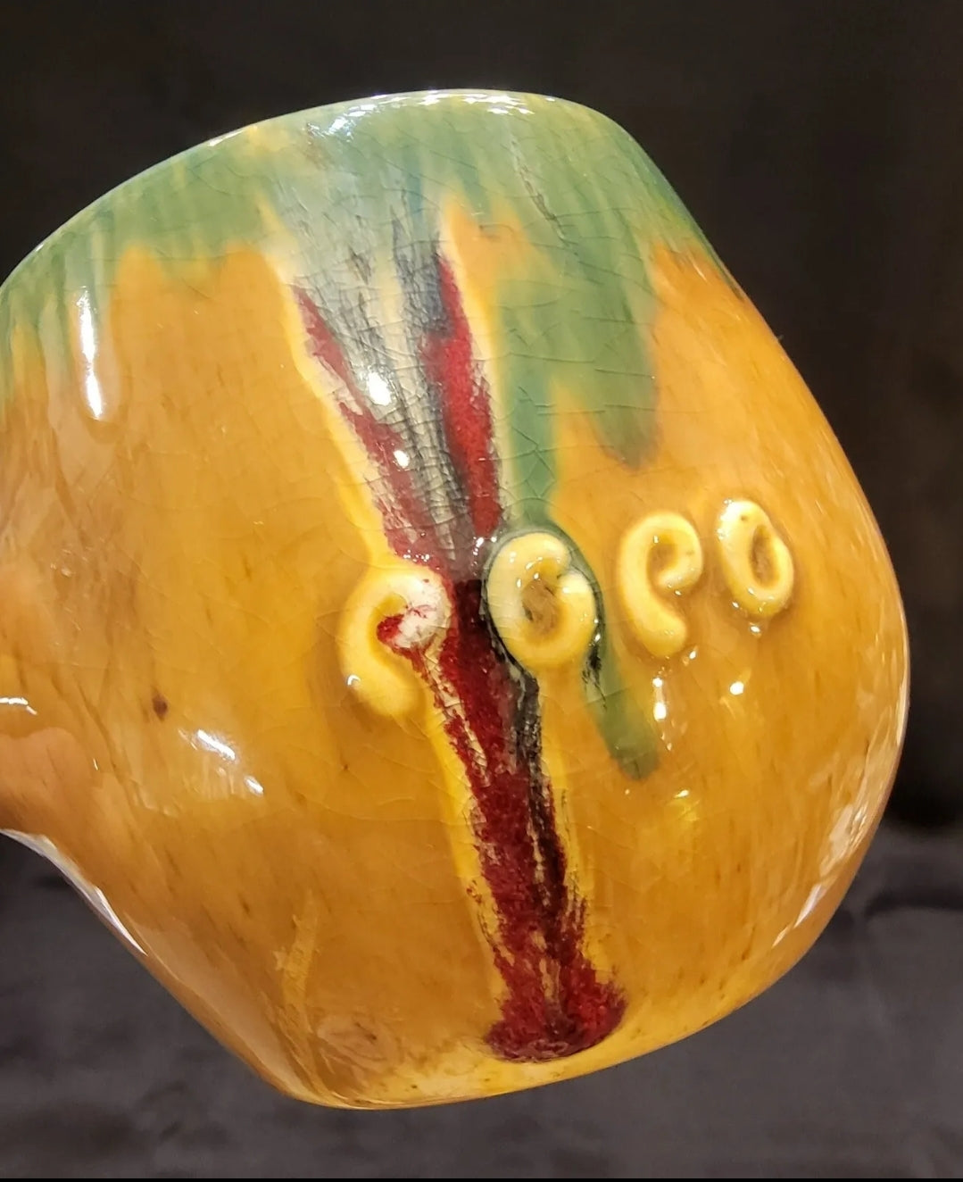 Vintage Set of 2 Popo Galsini Pasadena Gourdware Tiki Gourd Mug