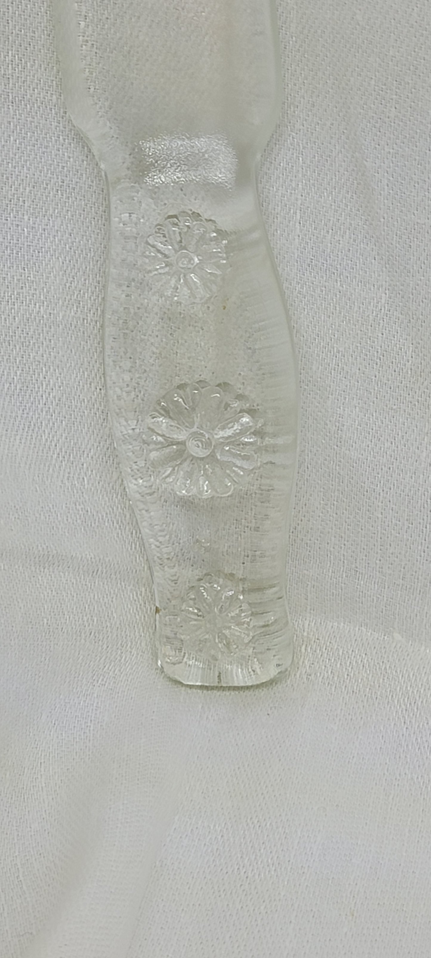 Vintage Glass Cake Knife