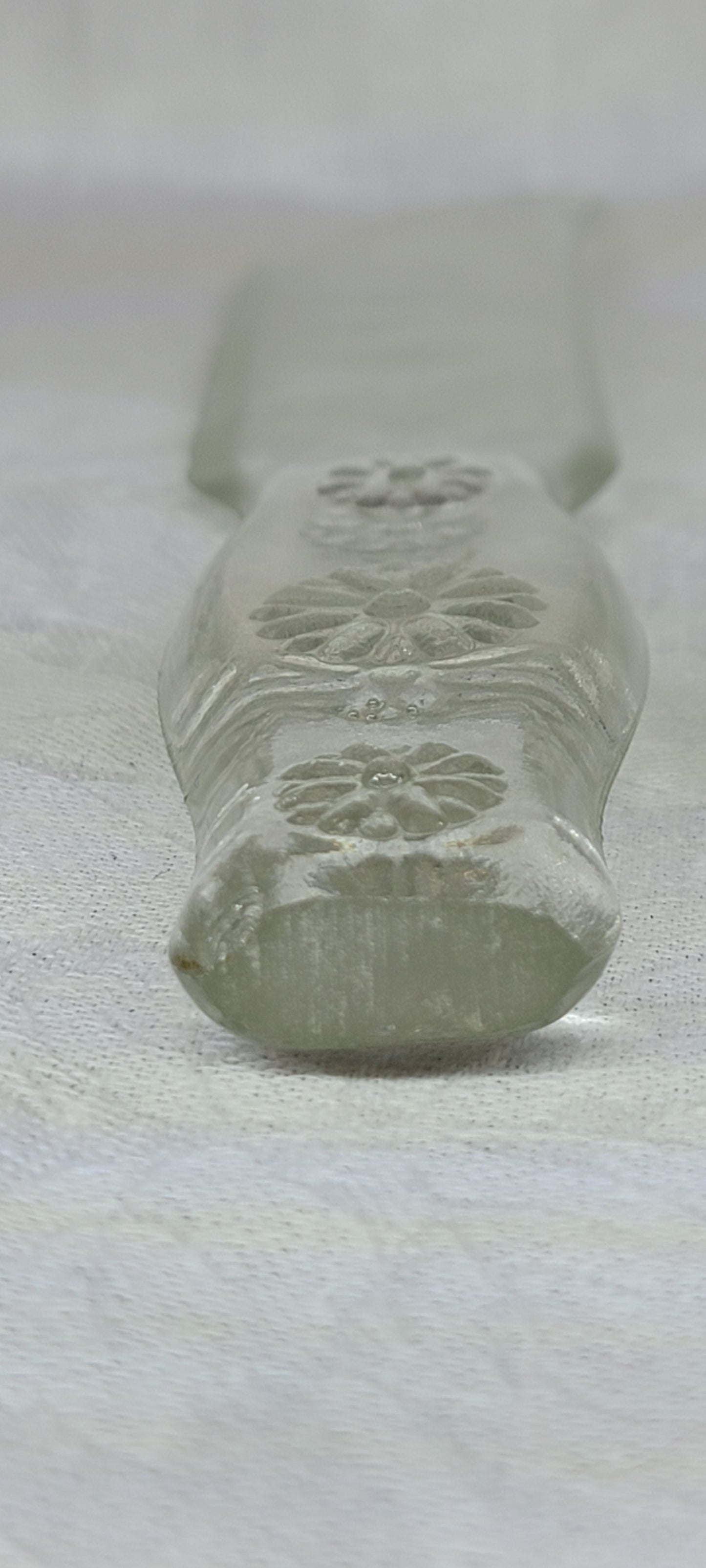 Vintage Glass Cake Knife