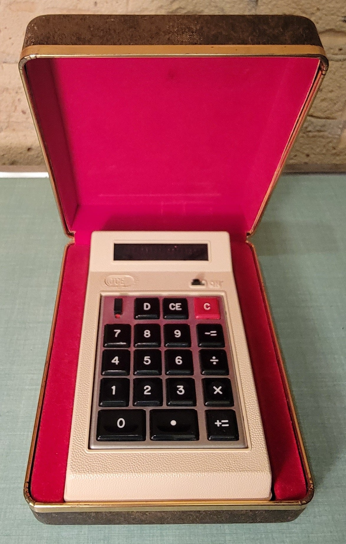 Vintage 1972 JCE Mark II Calculator
