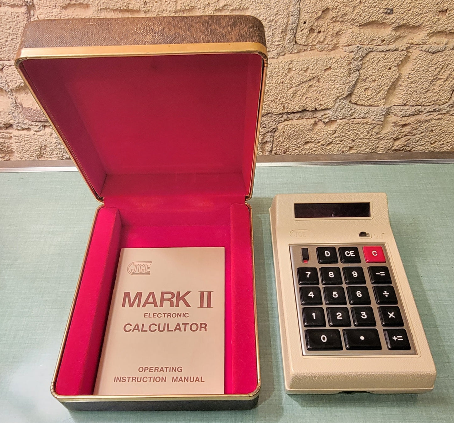 Vintage 1972 JCE Mark II Calculator