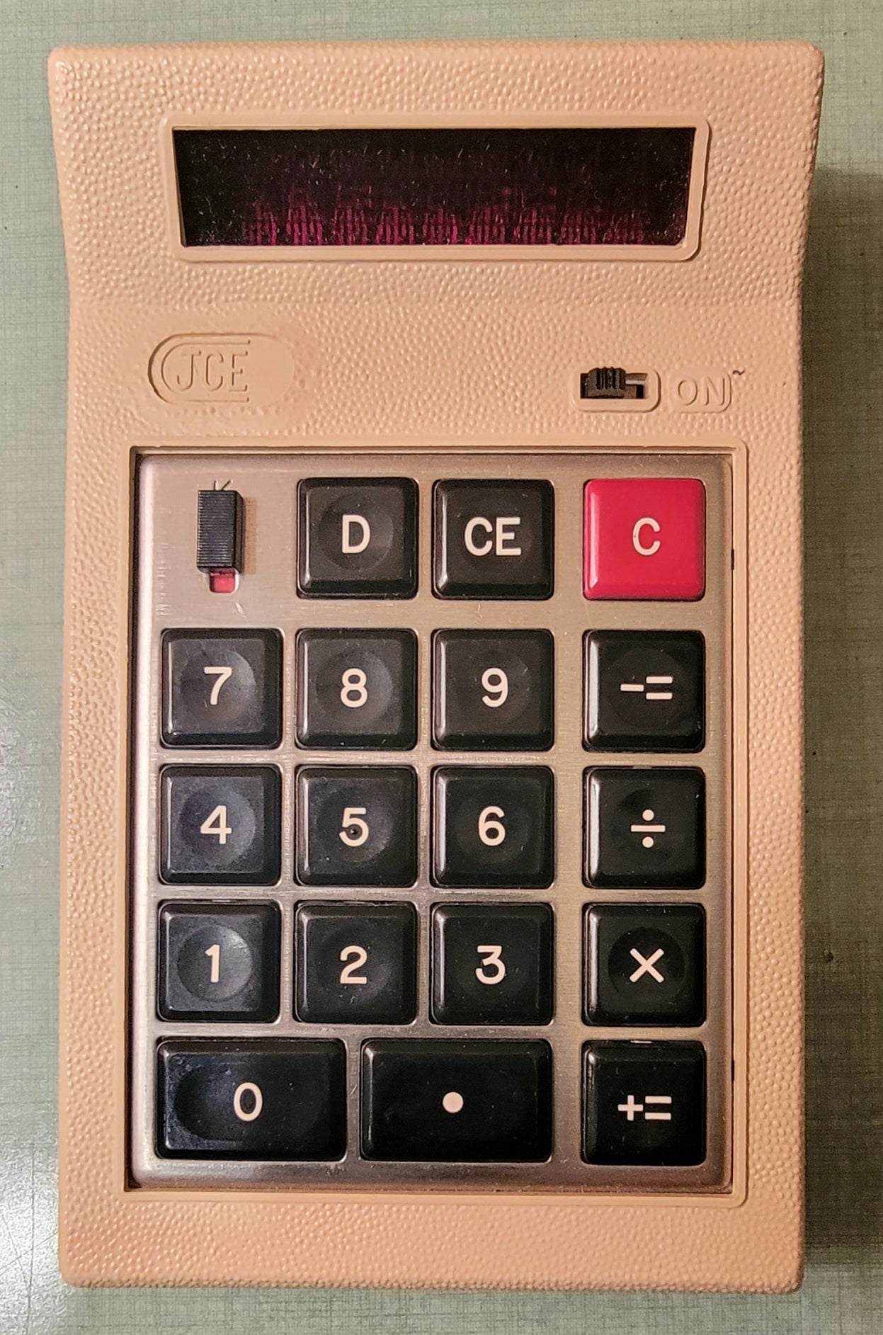 Vintage 1972 JCE Mark II Calculator