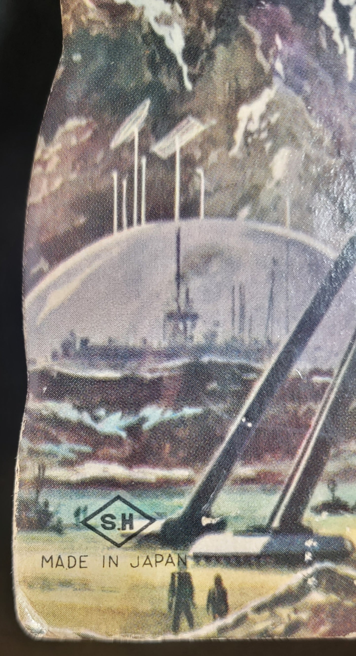 Vintage Japan Battery Operated Floating Satellite Rocket