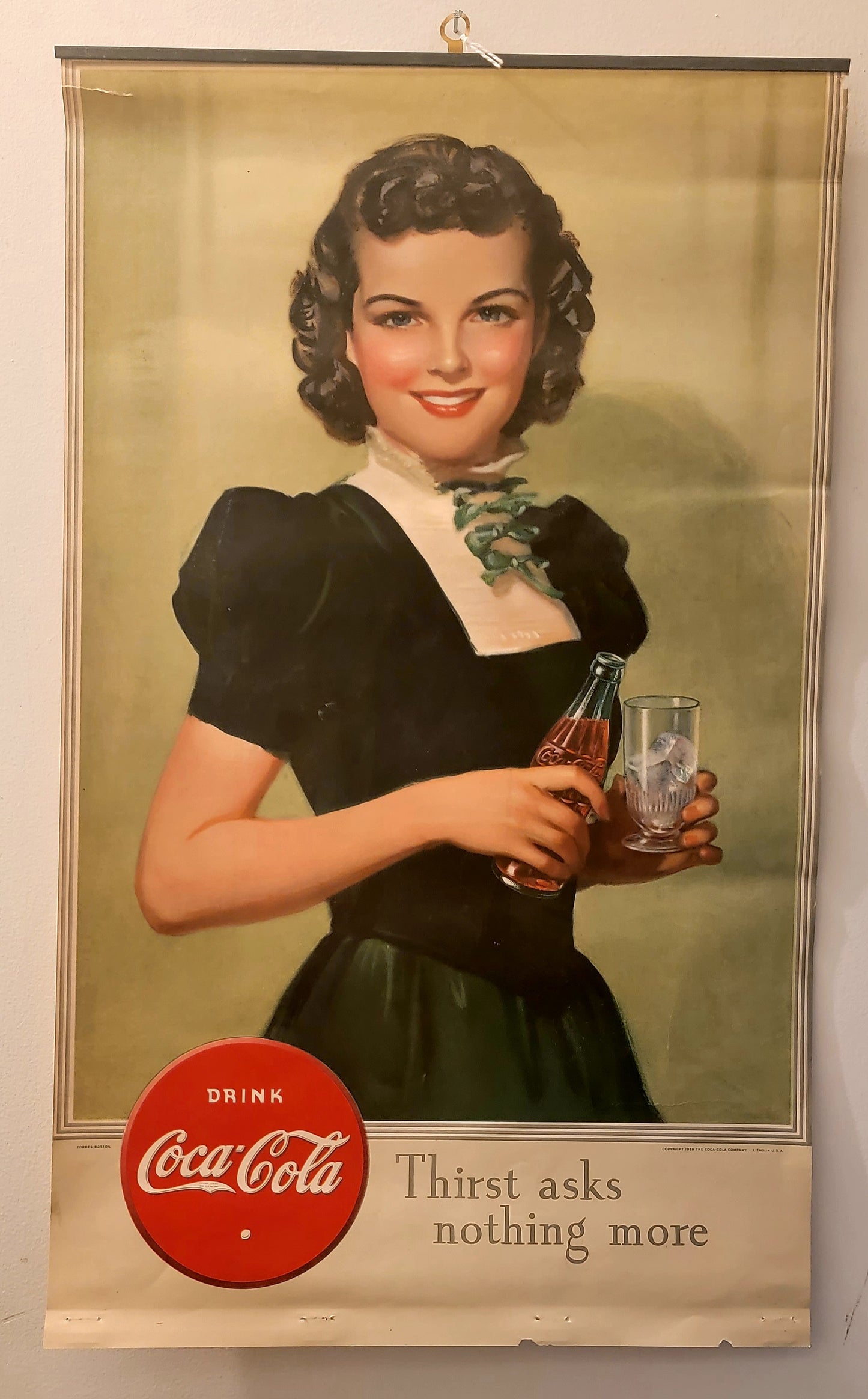 1939 Coca-Cola Calendar Girl