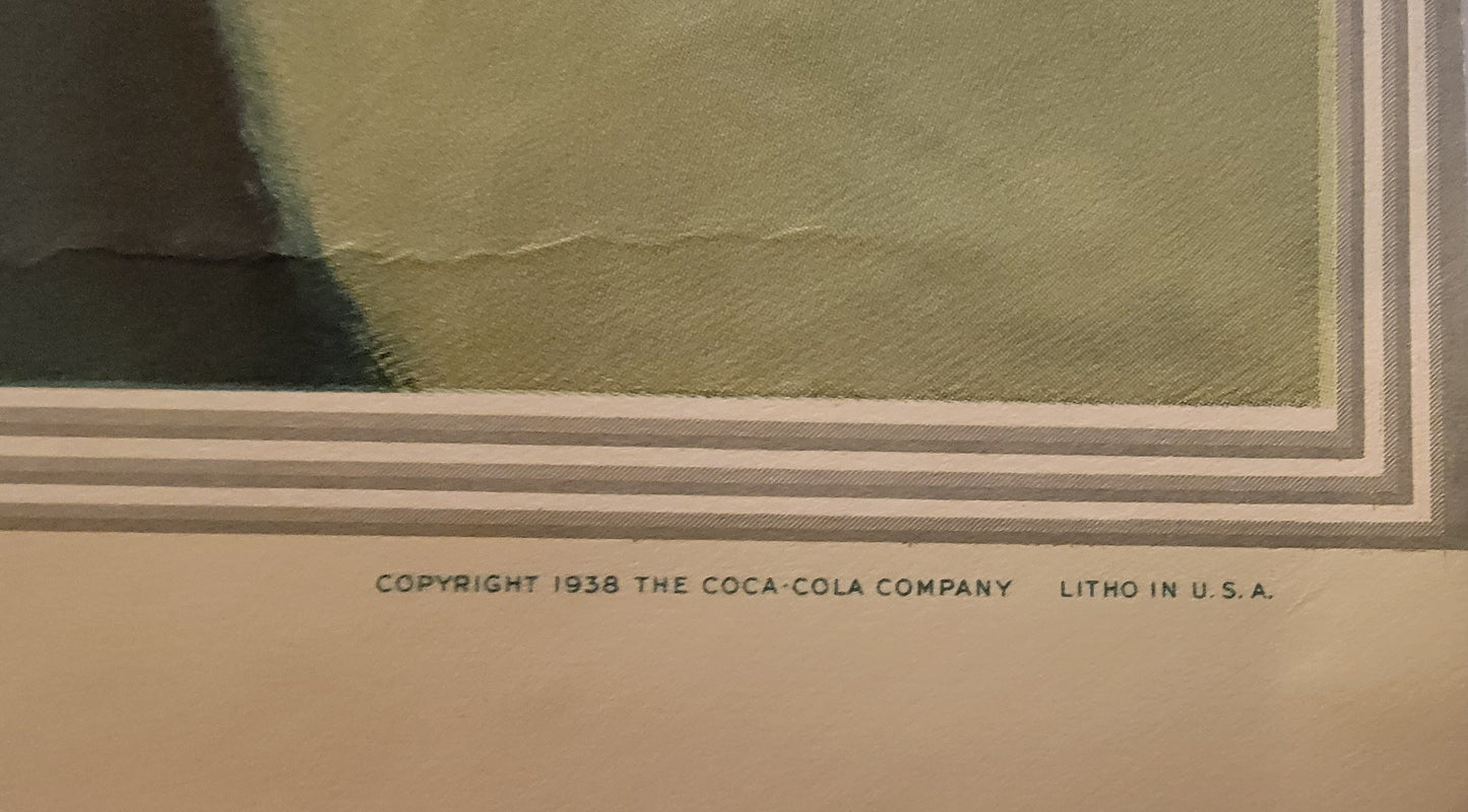 1939 Coca-Cola Calendar Girl