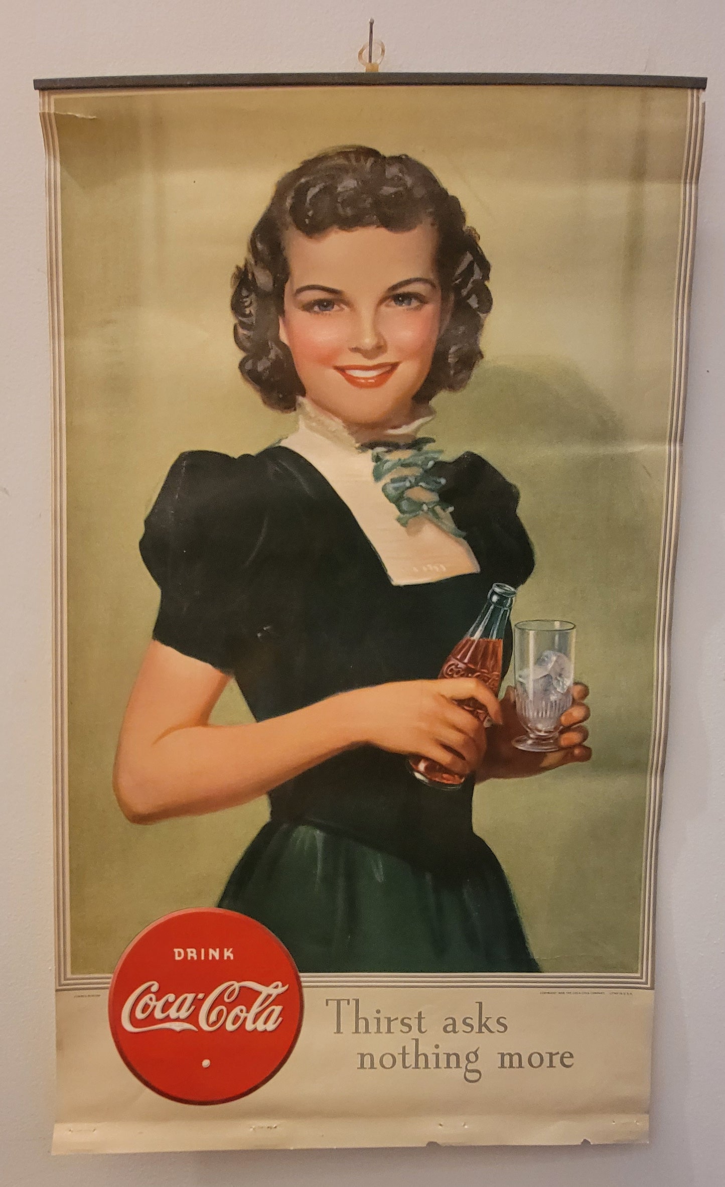 1939 Coca-Cola Calendar Girl