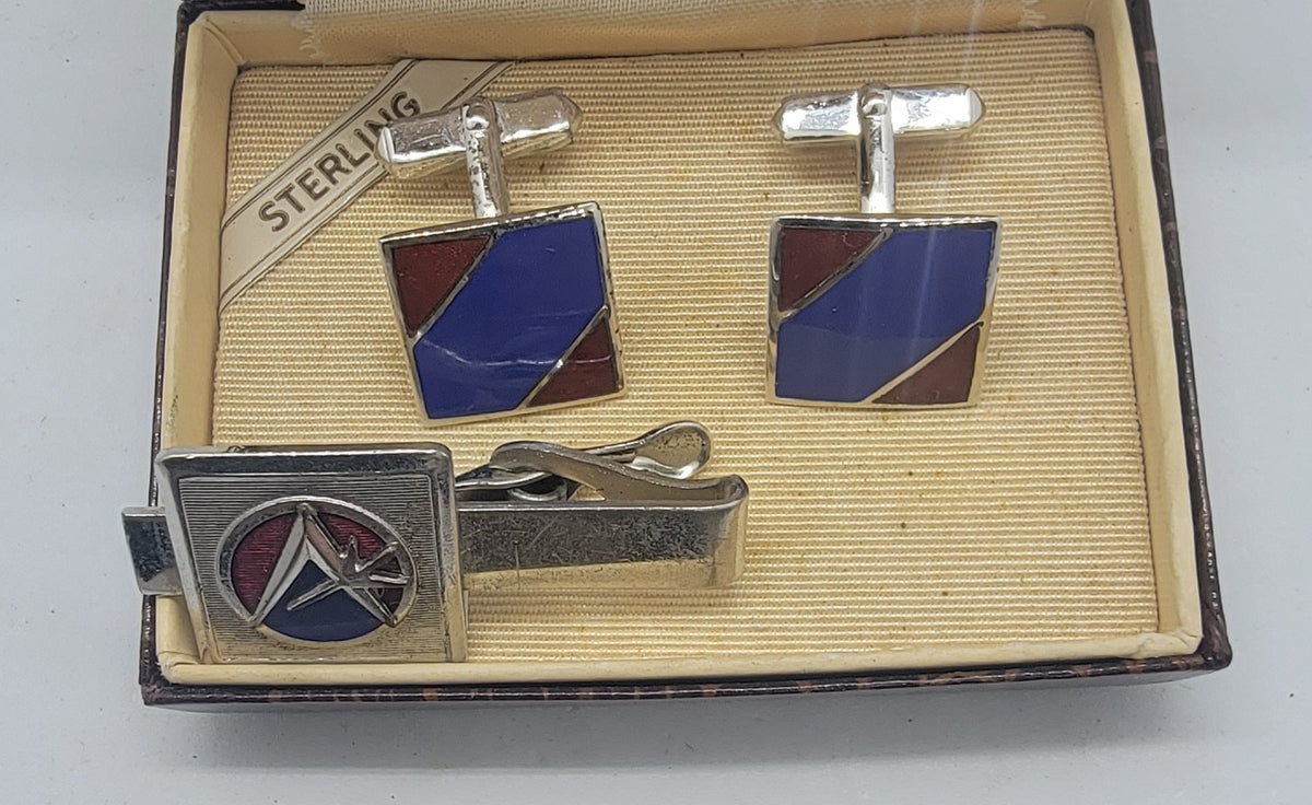 Virginia Cavaliers Cufflinks & Tie Clip Gift Set