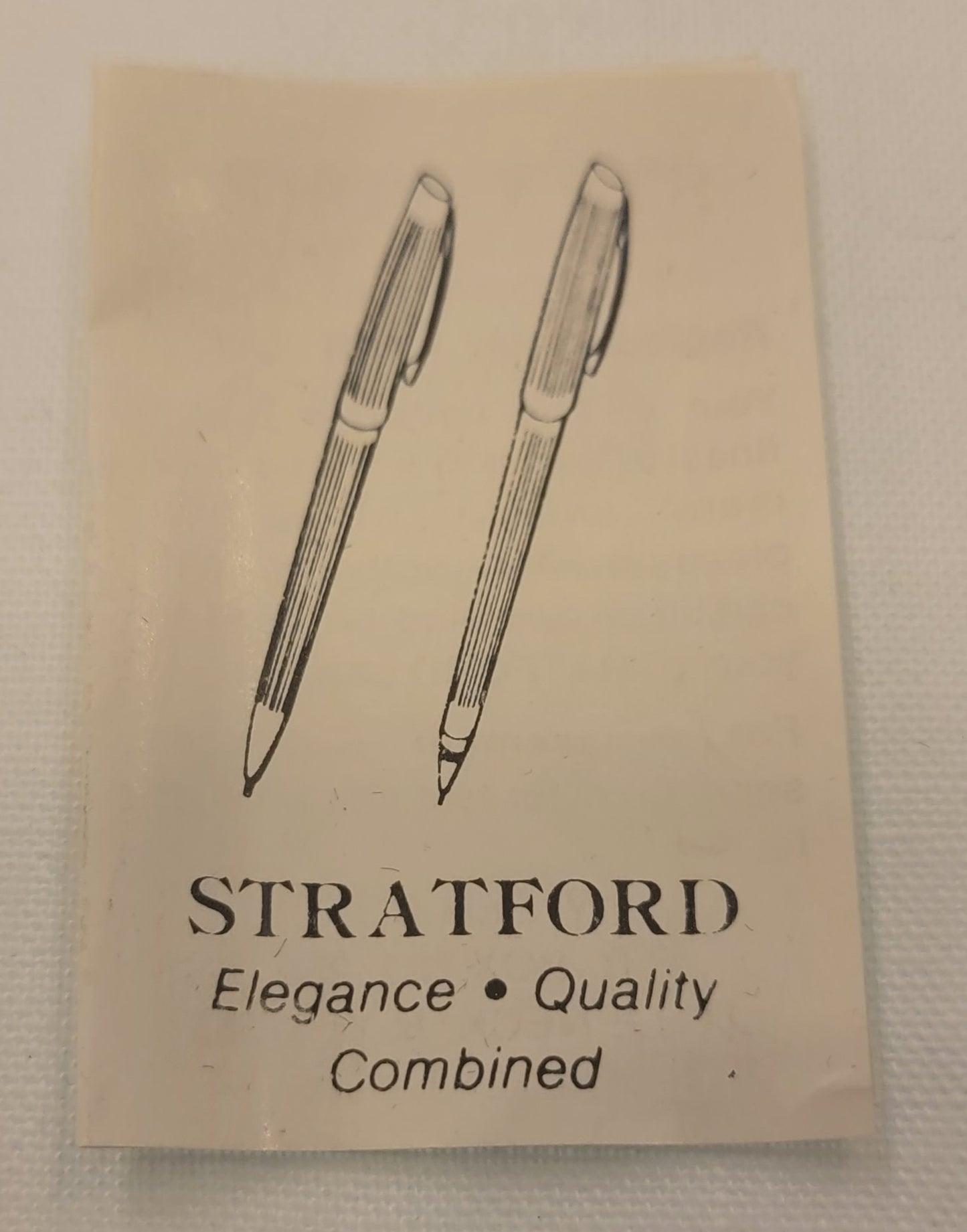 Vintage Straford Zenith Pen And Pencil Set