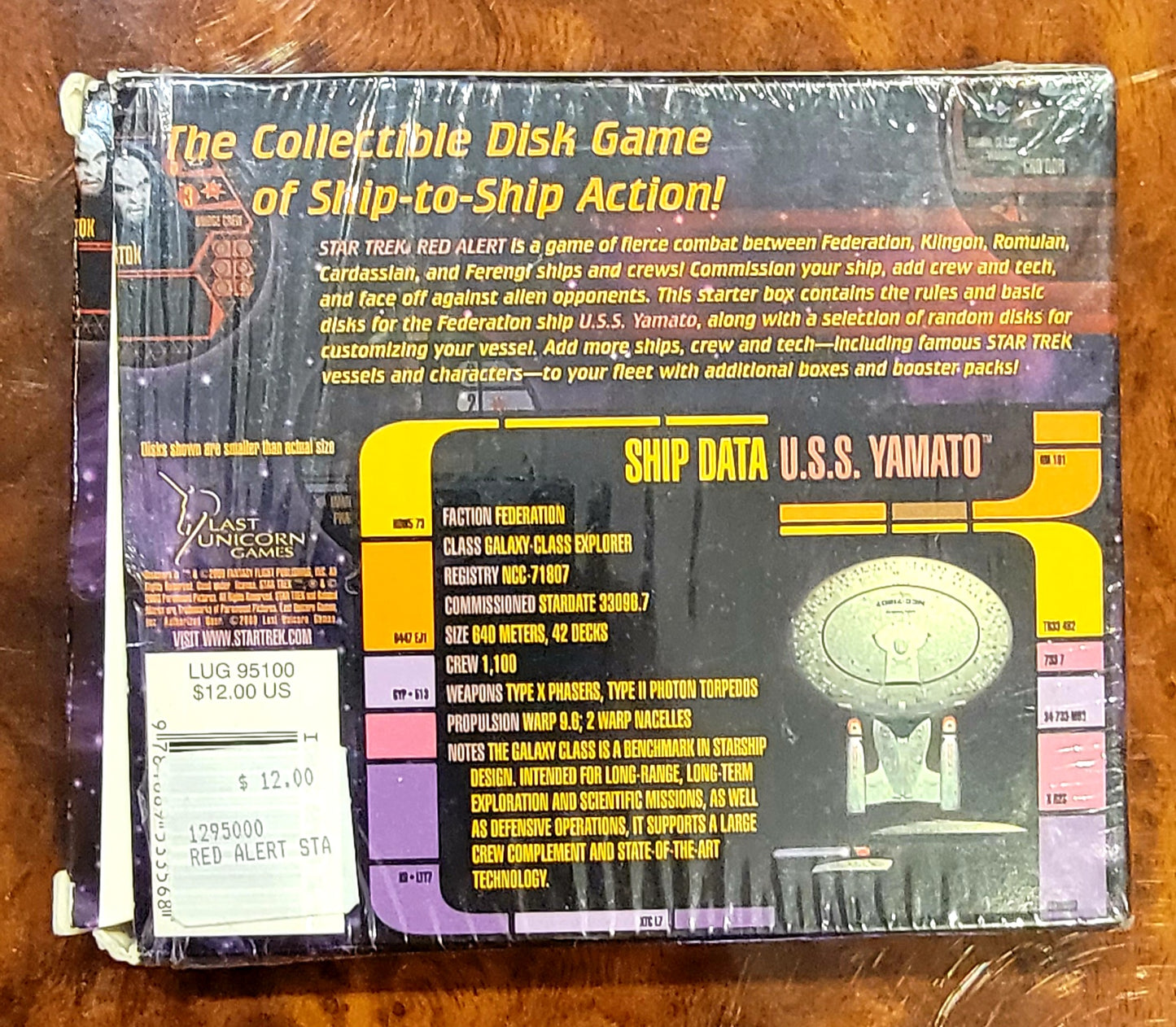 Star Trek Red Alert! Customizable Disk Game Starter Box