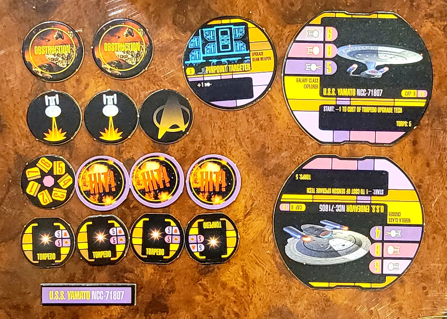 Star Trek Red Alert! Customizable Disk Game Starter Box