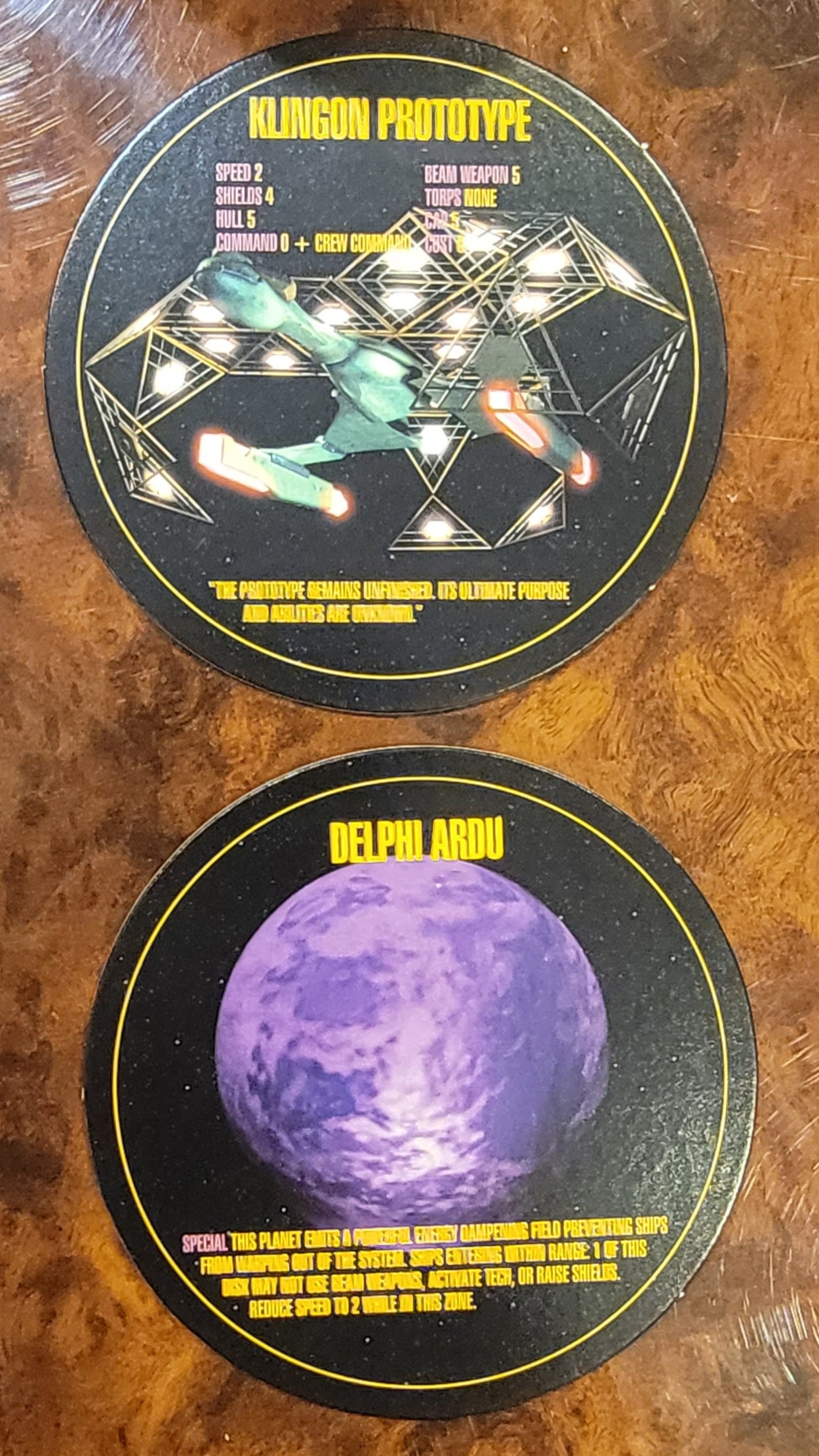 Star Trek Red Alert! Customizable Disk Game Starter Box