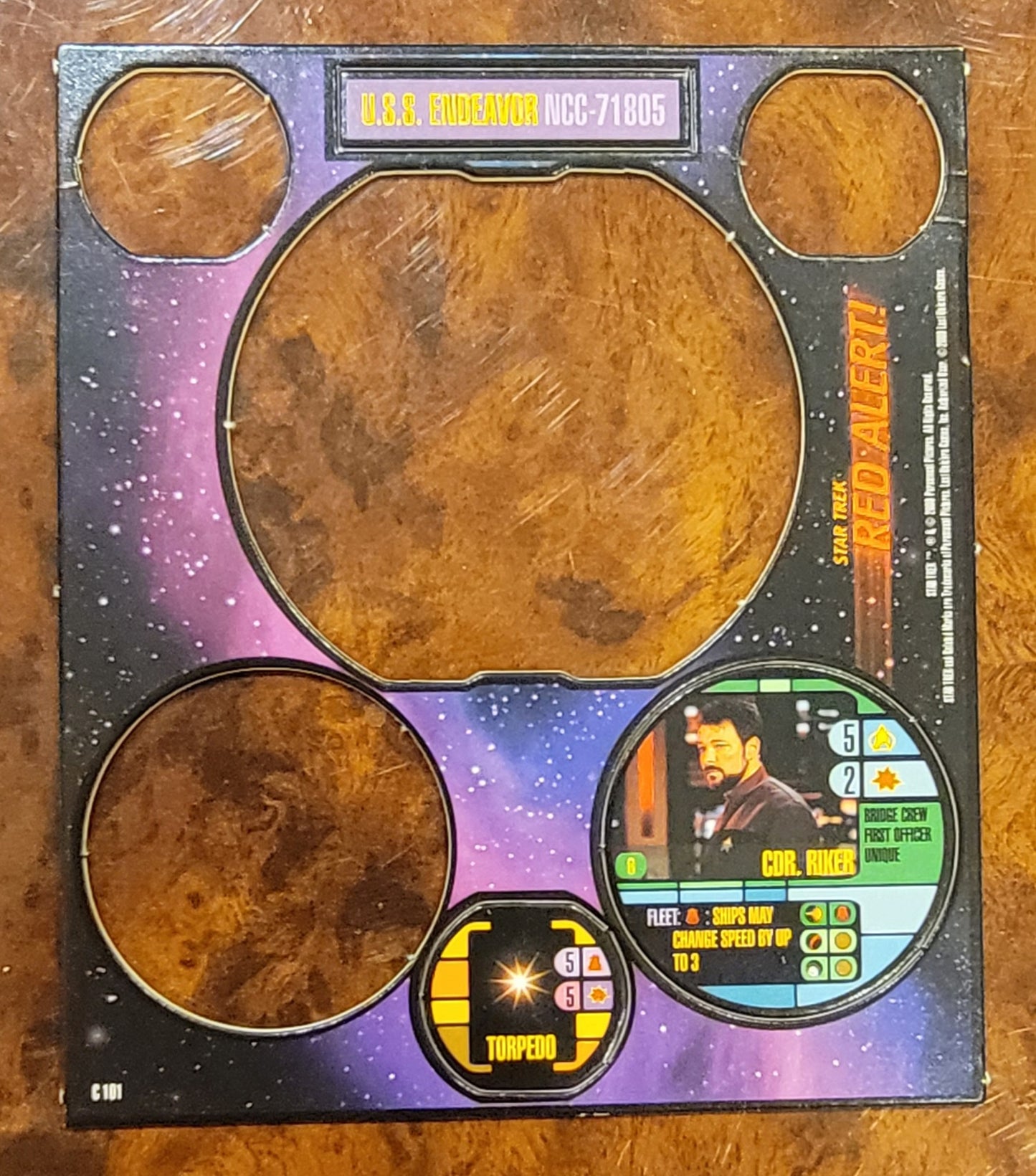Star Trek Red Alert! Customizable Disk Game Starter Box