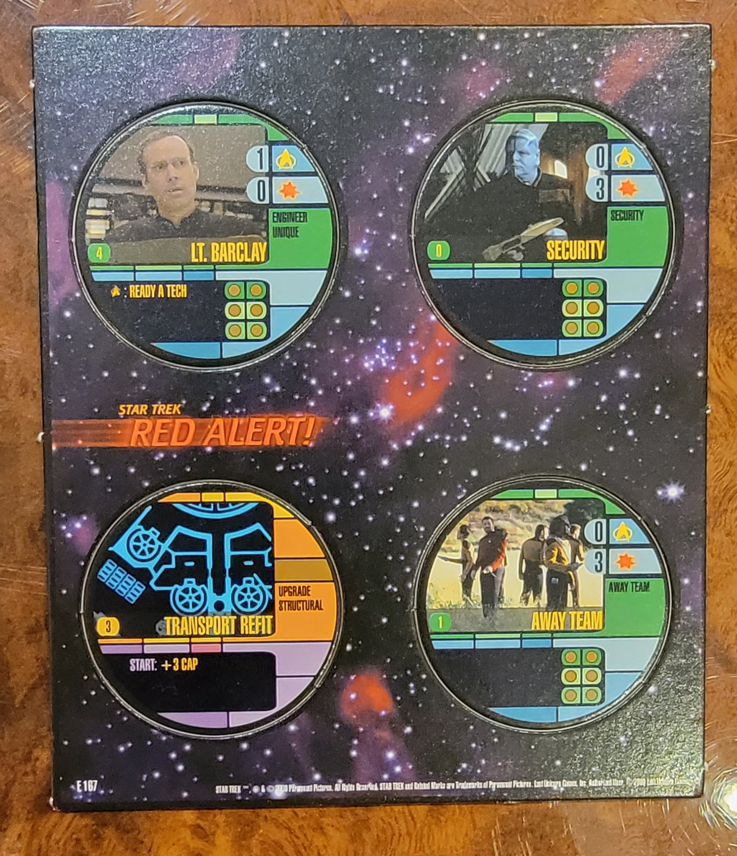 Star Trek Red Alert! Customizable Disk Game Starter Box