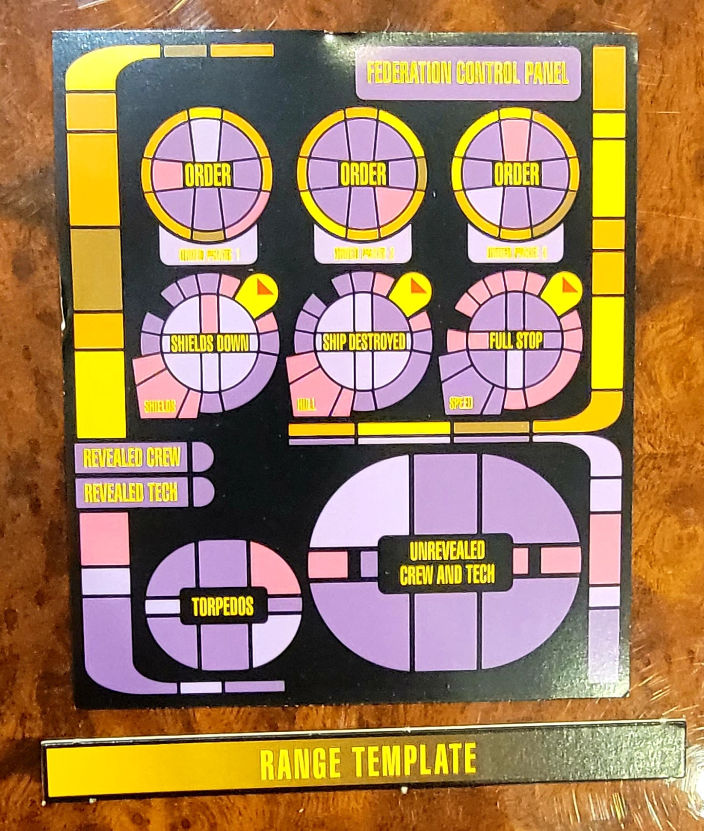Star Trek Red Alert! Customizable Disk Game Starter Box