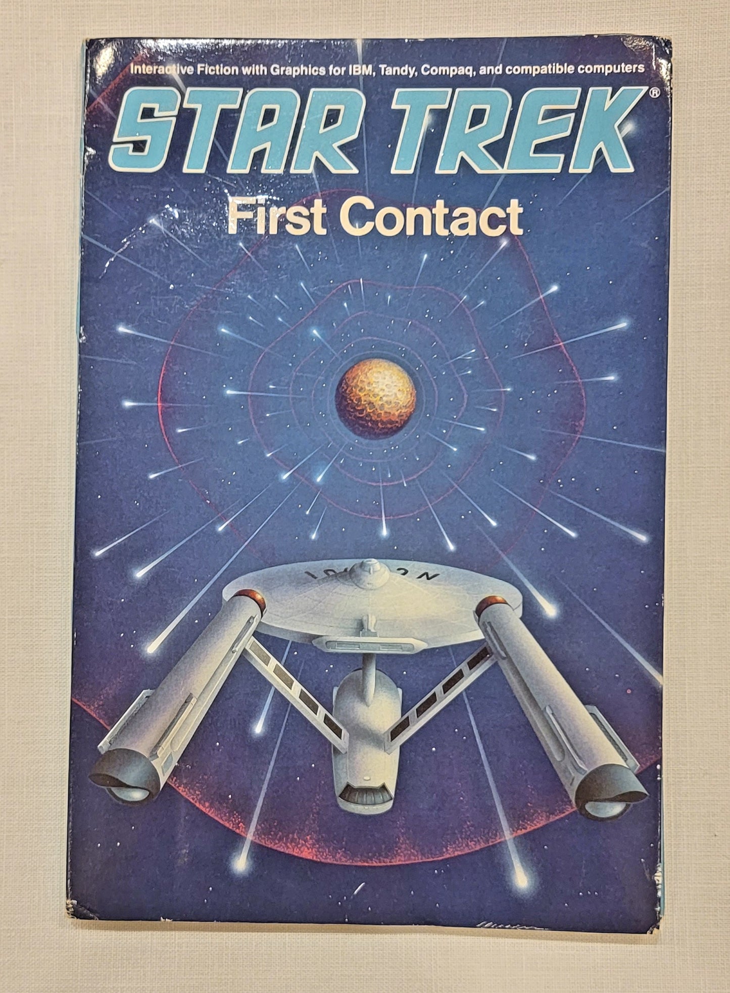 1988 IBM Star Trek First Contact Interactive Computer Game