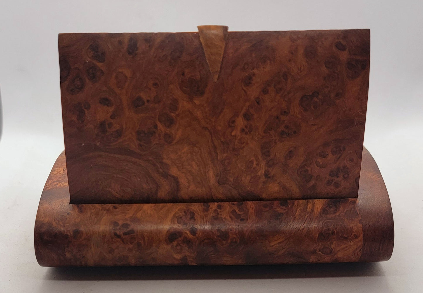 Vintage Russian Wood Cigarette Case