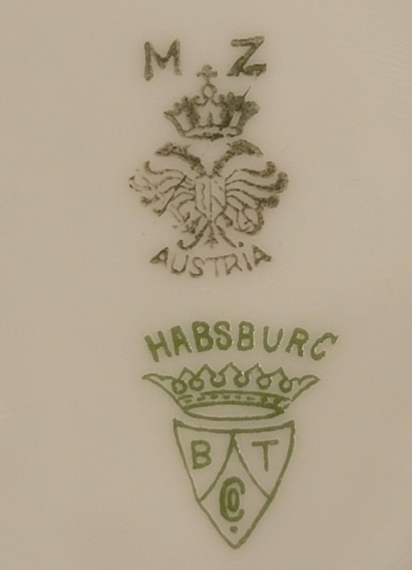 Antique Habsburg Covered Butter Dish