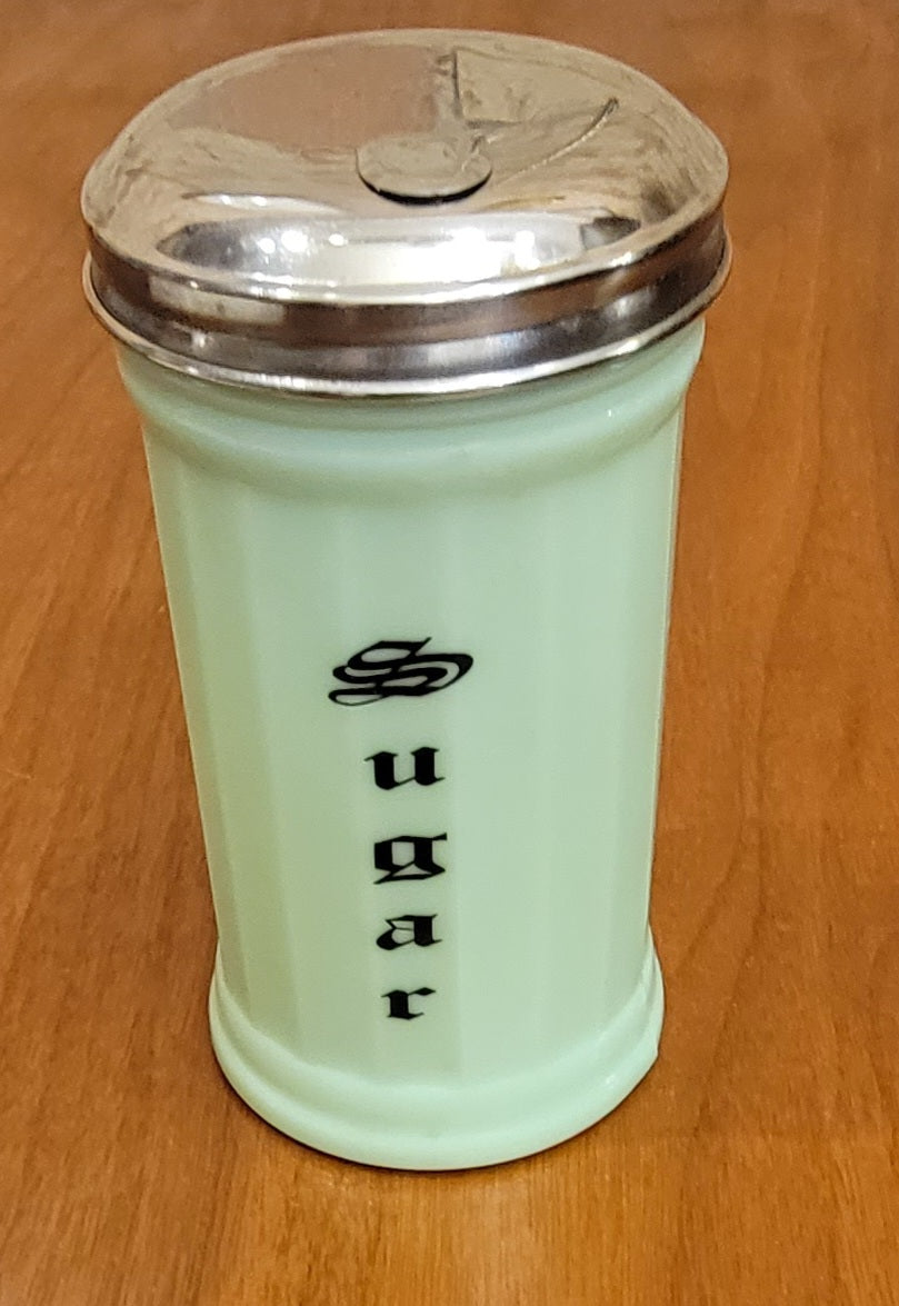 Jadeite Sugar Dispenser
