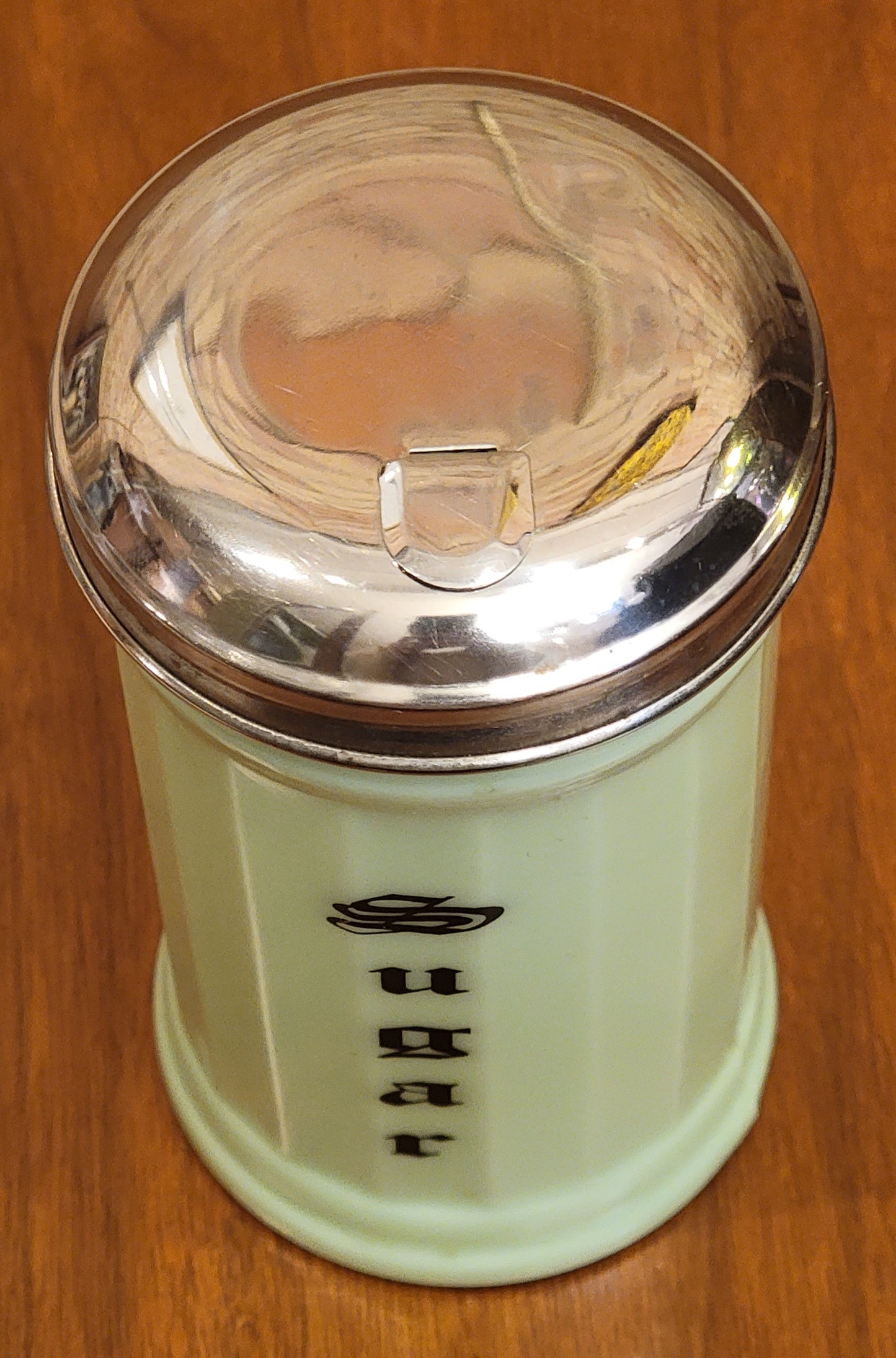Jadeite Sugar Dispenser