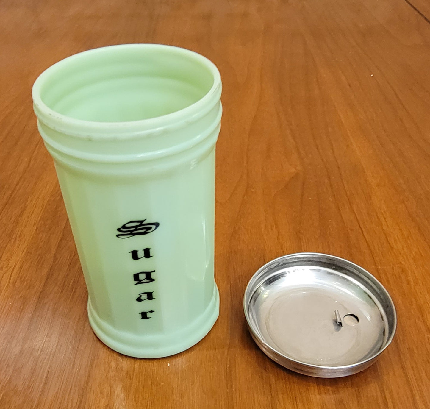 Jadeite Sugar Dispenser