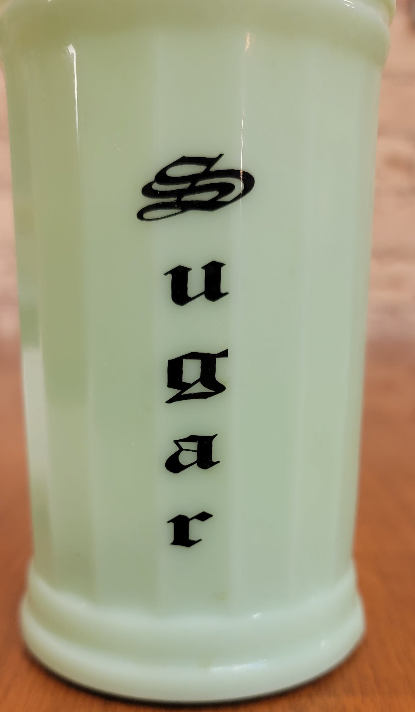 Jadeite Sugar Dispenser
