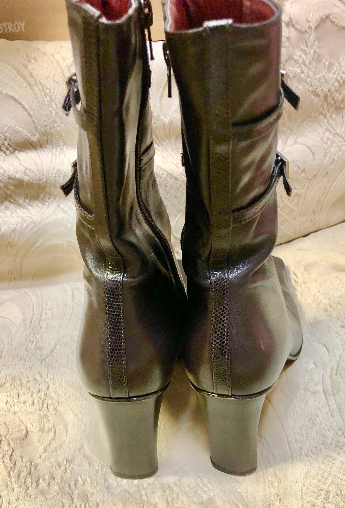 Nine West Brown Leather Boots