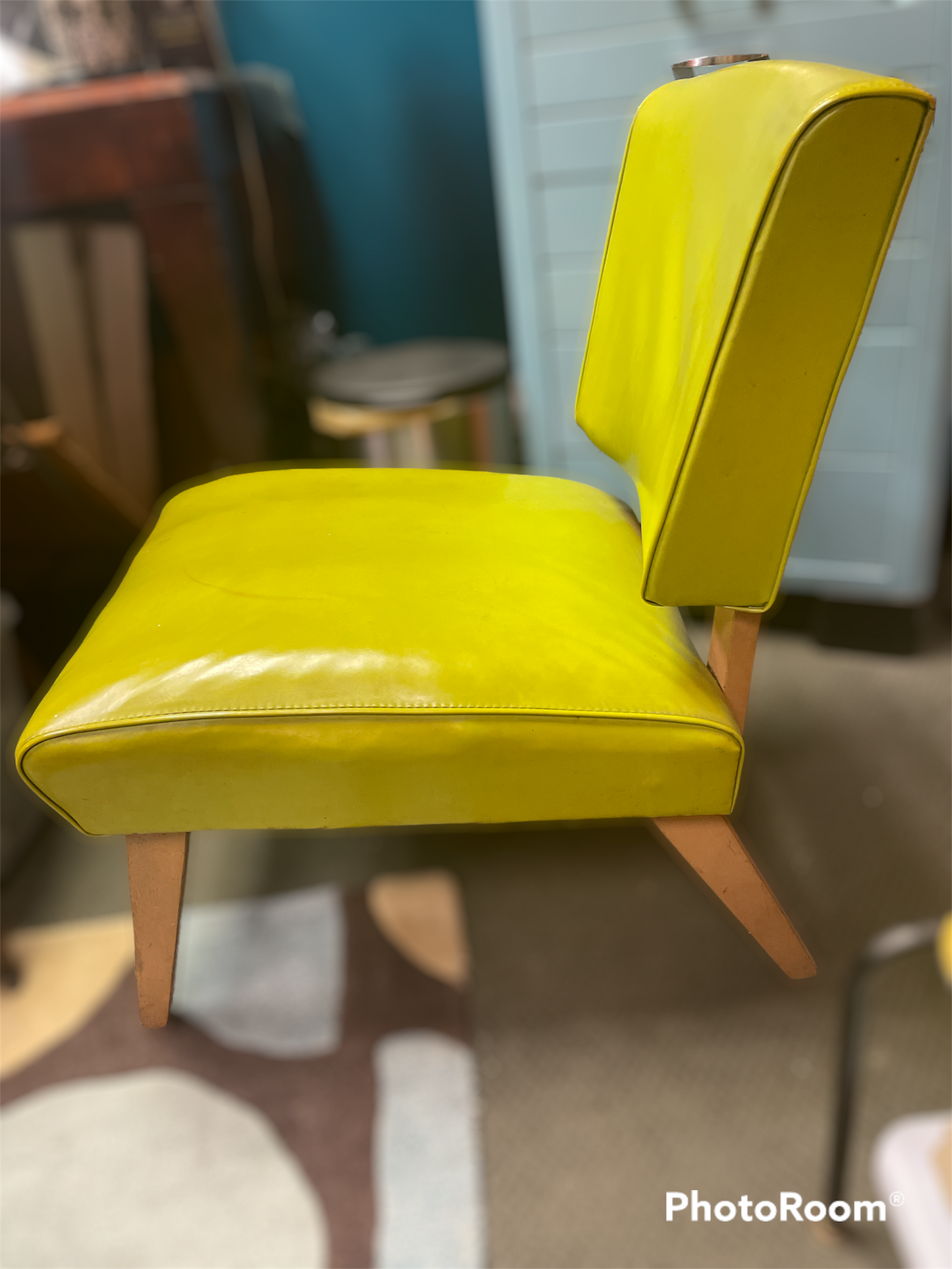 Mid Century Green Modern Chair