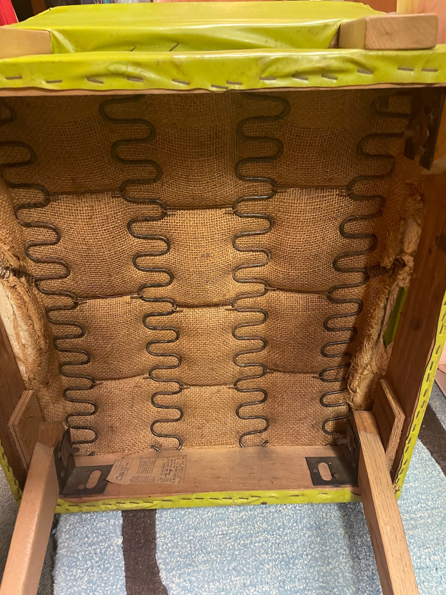 Mid Century Green Modern Chair