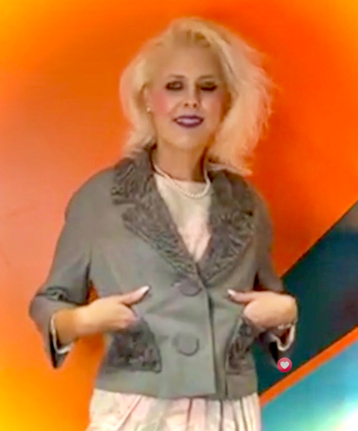 1950’s Vintage Joy of Wheaton Wool & Persian Bomber Jacket