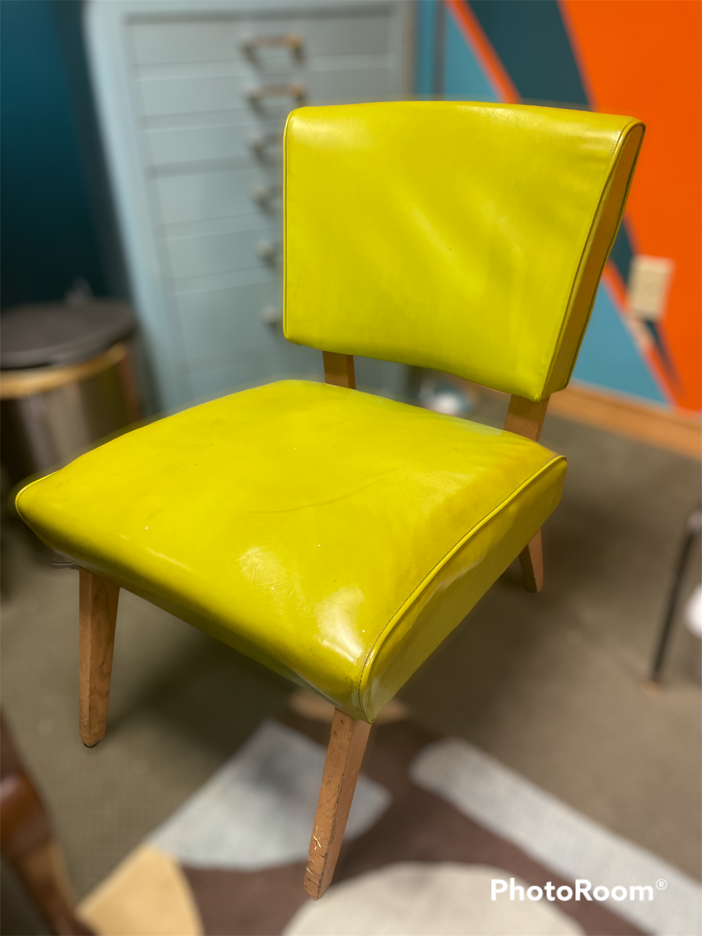 Mid Century Green Modern Chair