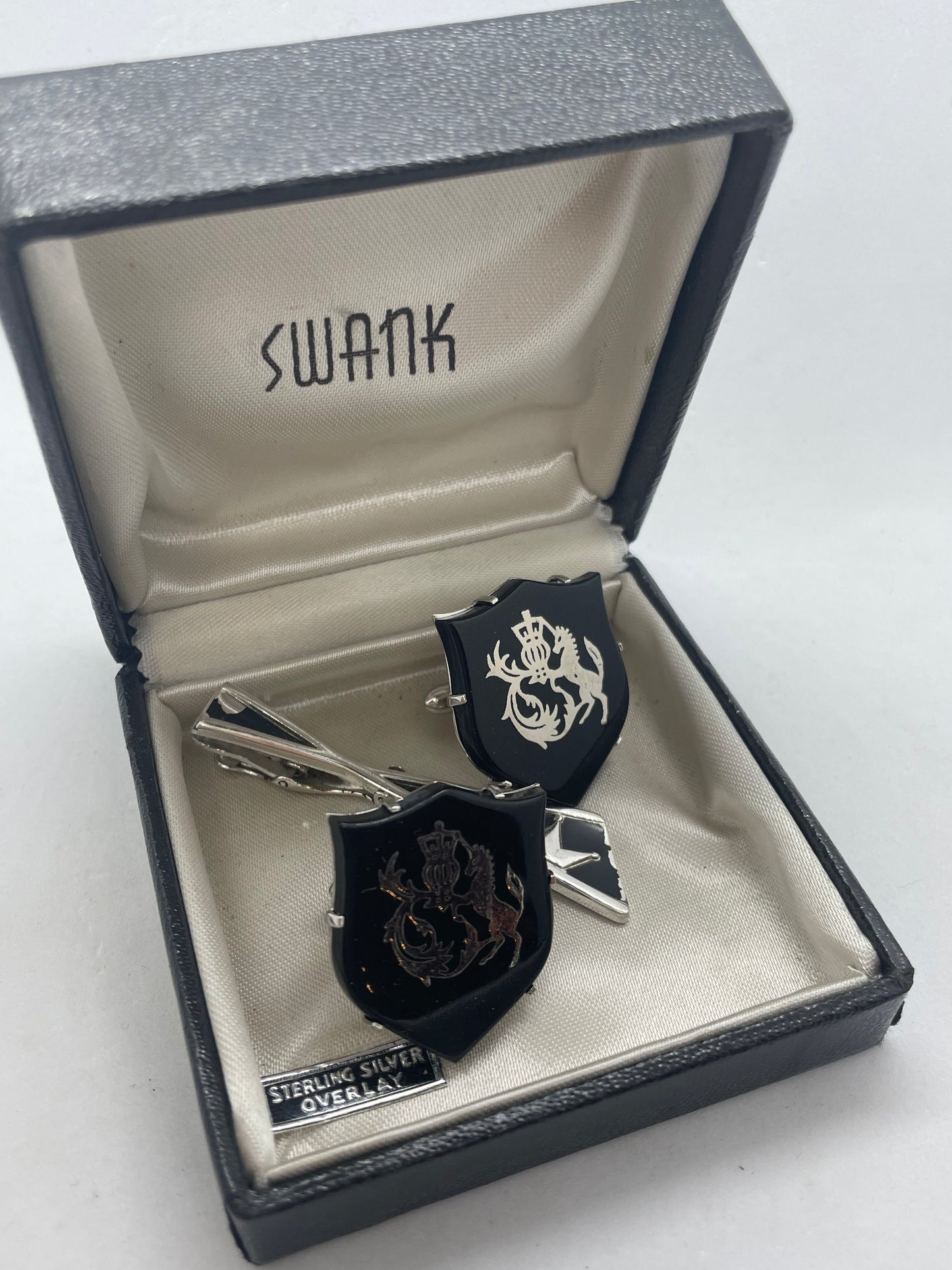 Swank Silver Cufflink Set