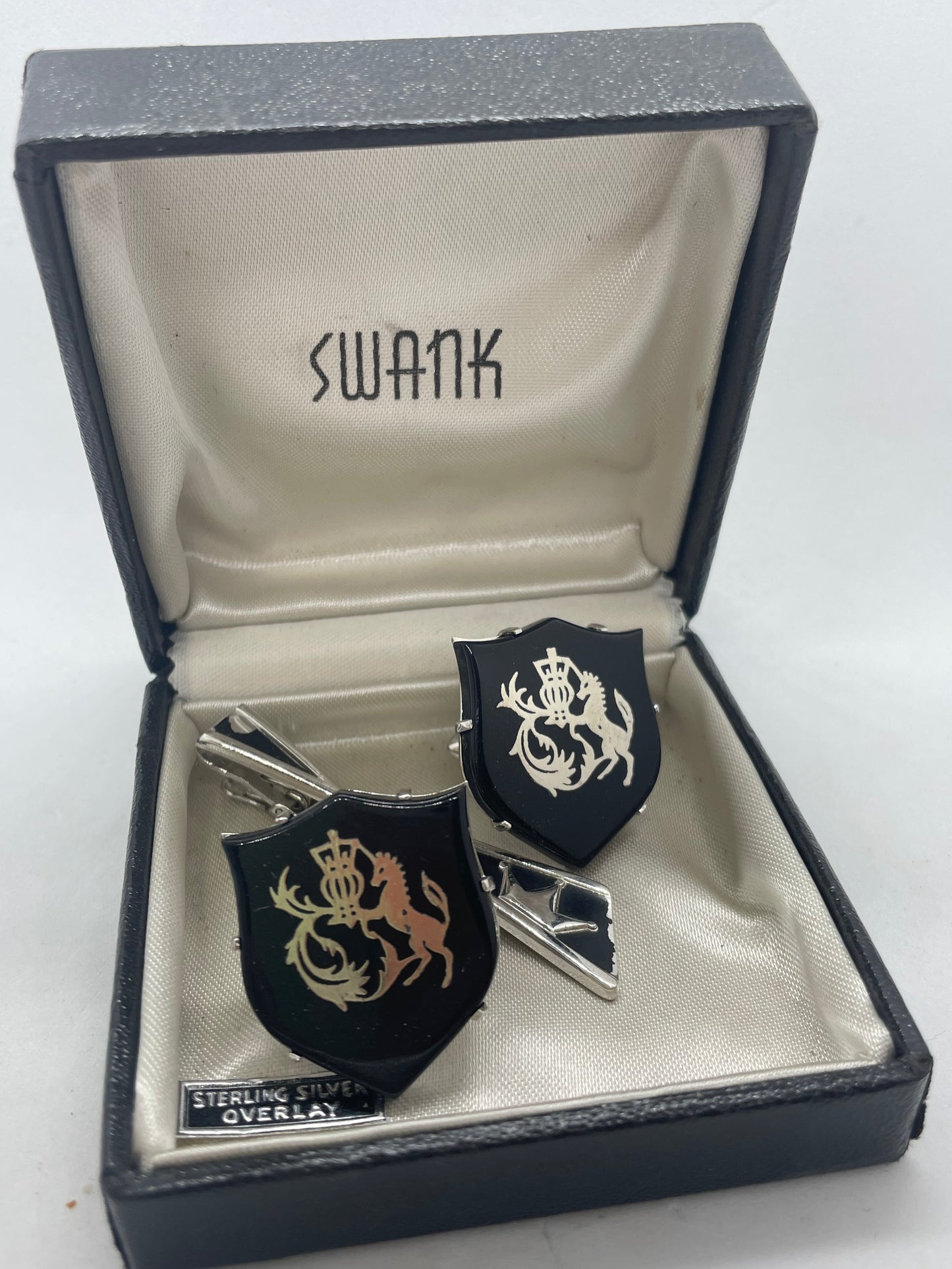 Swank Silver Cufflink Set