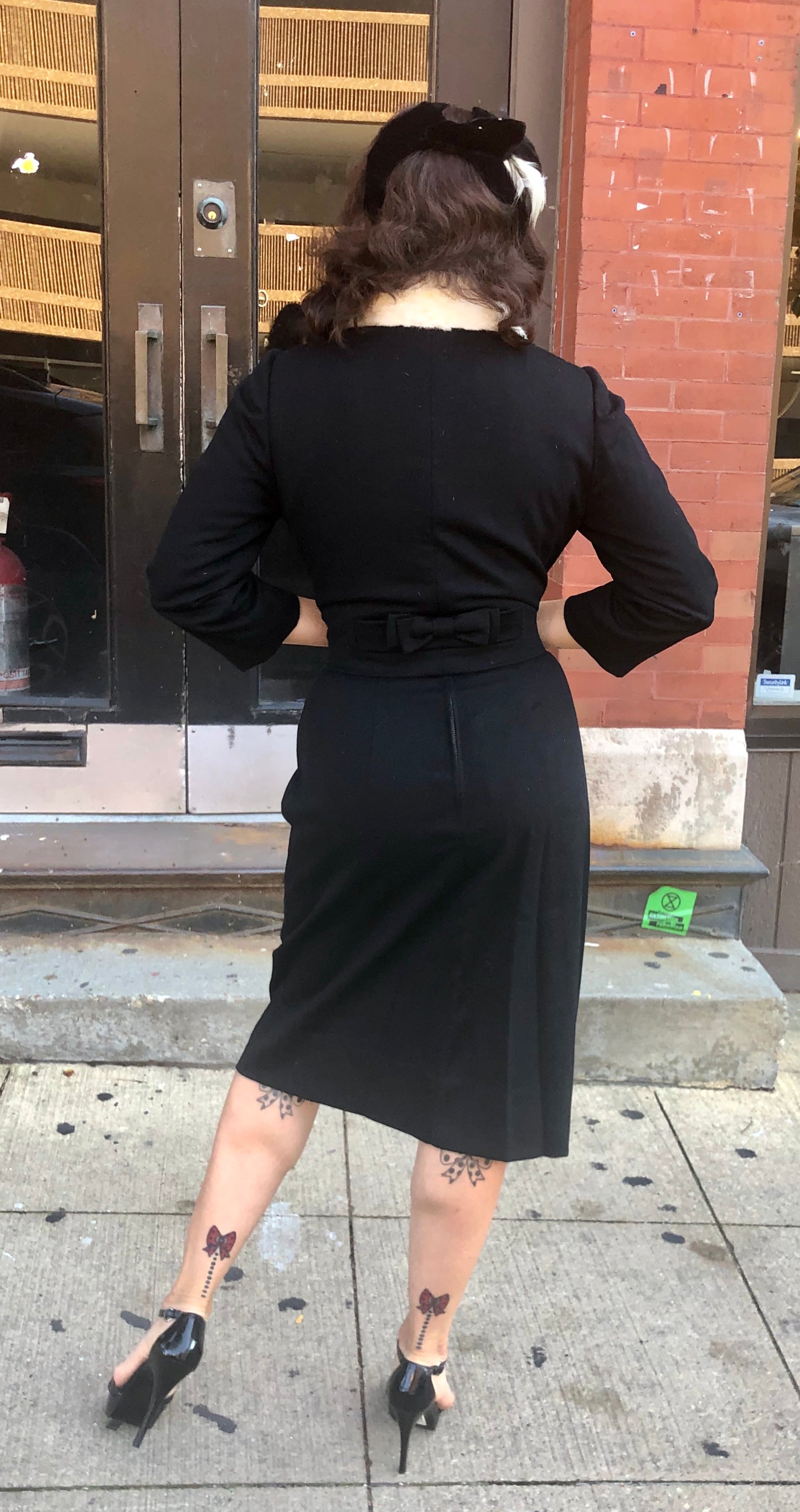 1950s 2pc Wool Dress & Jacket