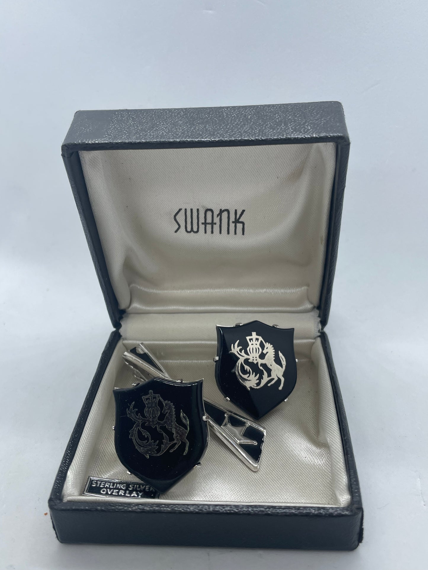 Swank Silver Cufflink Set
