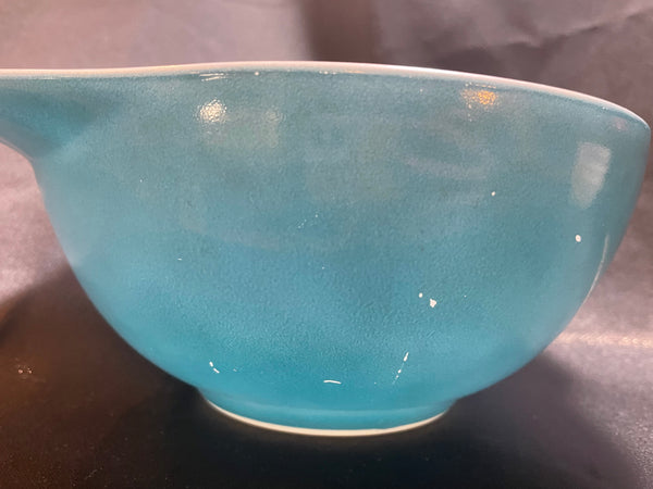 Set of 4 Vintage Pyrex Blue Horizon Cinderella Bowls 441, 442, 443, 444
