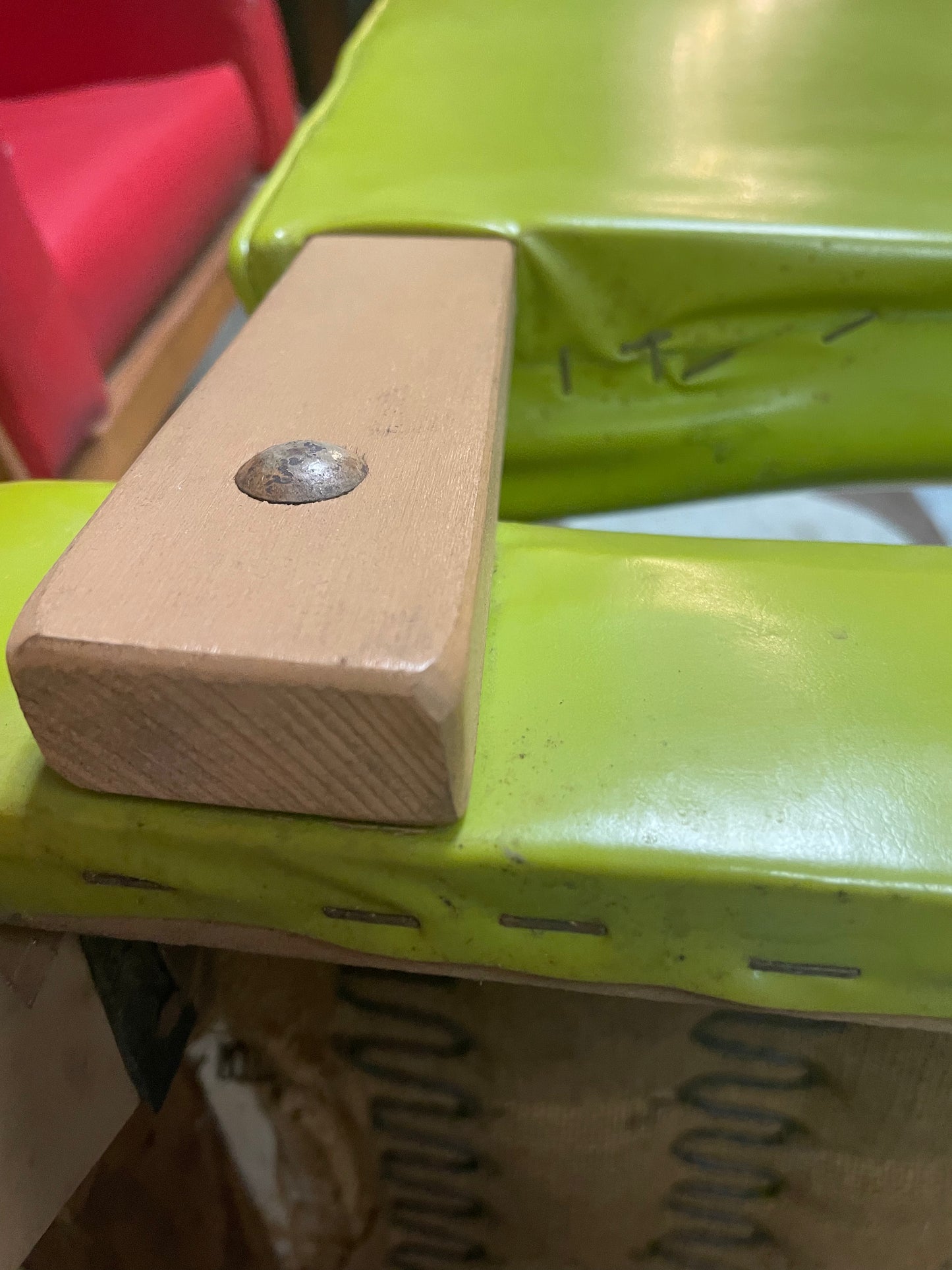 Mid Century Green Modern Chair