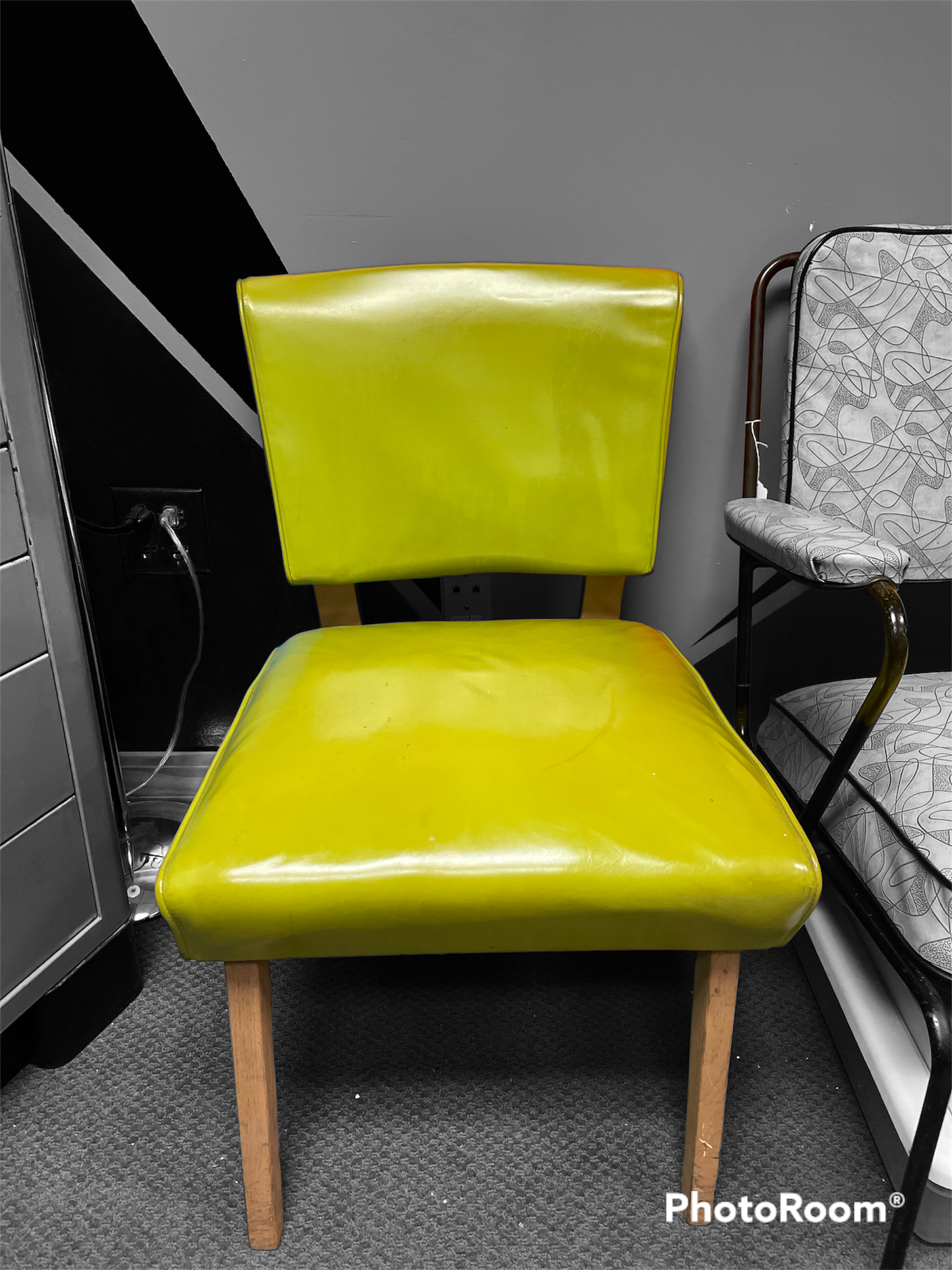 Mid Century Green Modern Chair